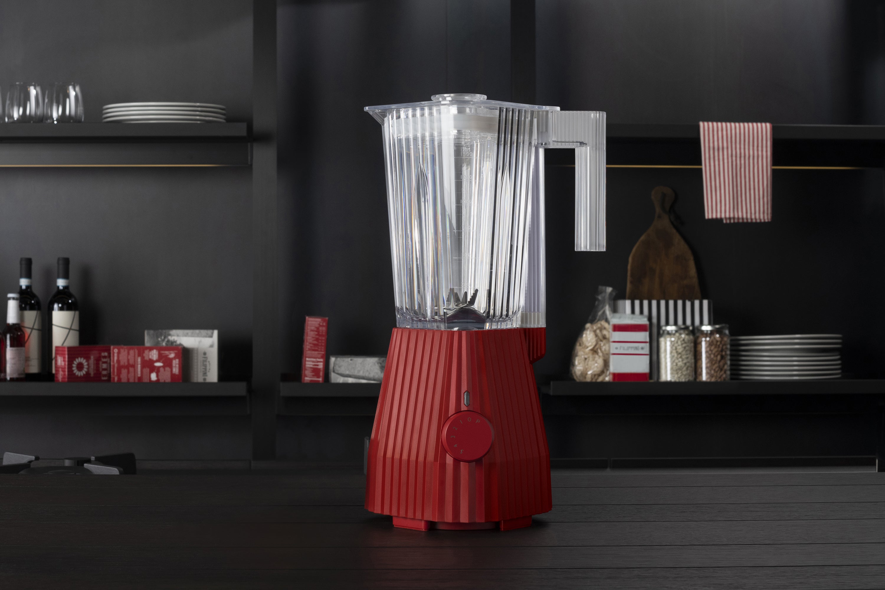 Blender kielichowy PLISSÉ czerwony