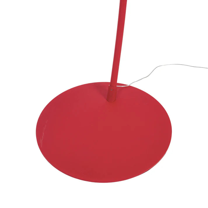 Lampa podłogowa łukowa LA PALMA czerwony