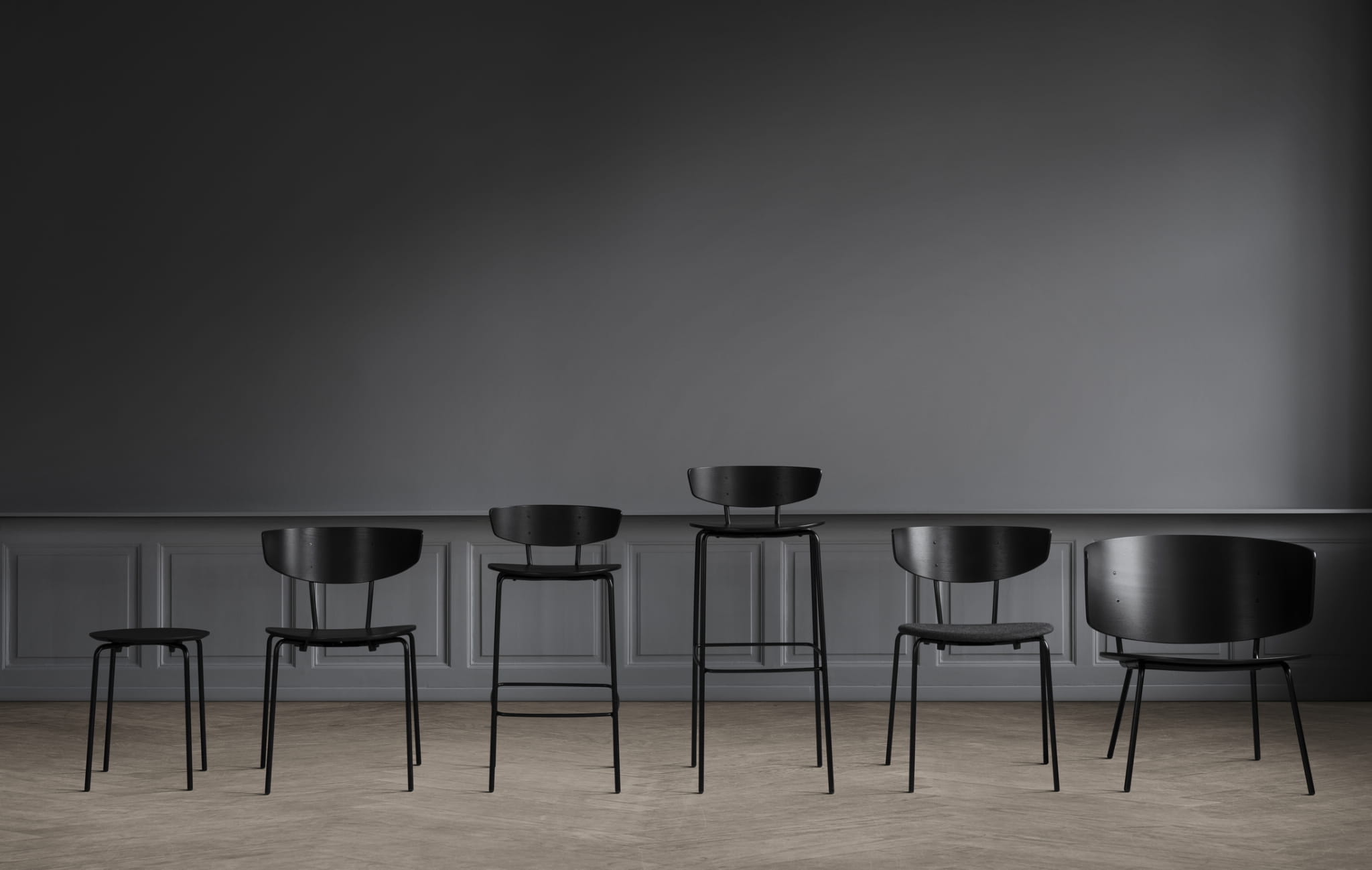 Fotel HERMAN LOUNGE czarny
