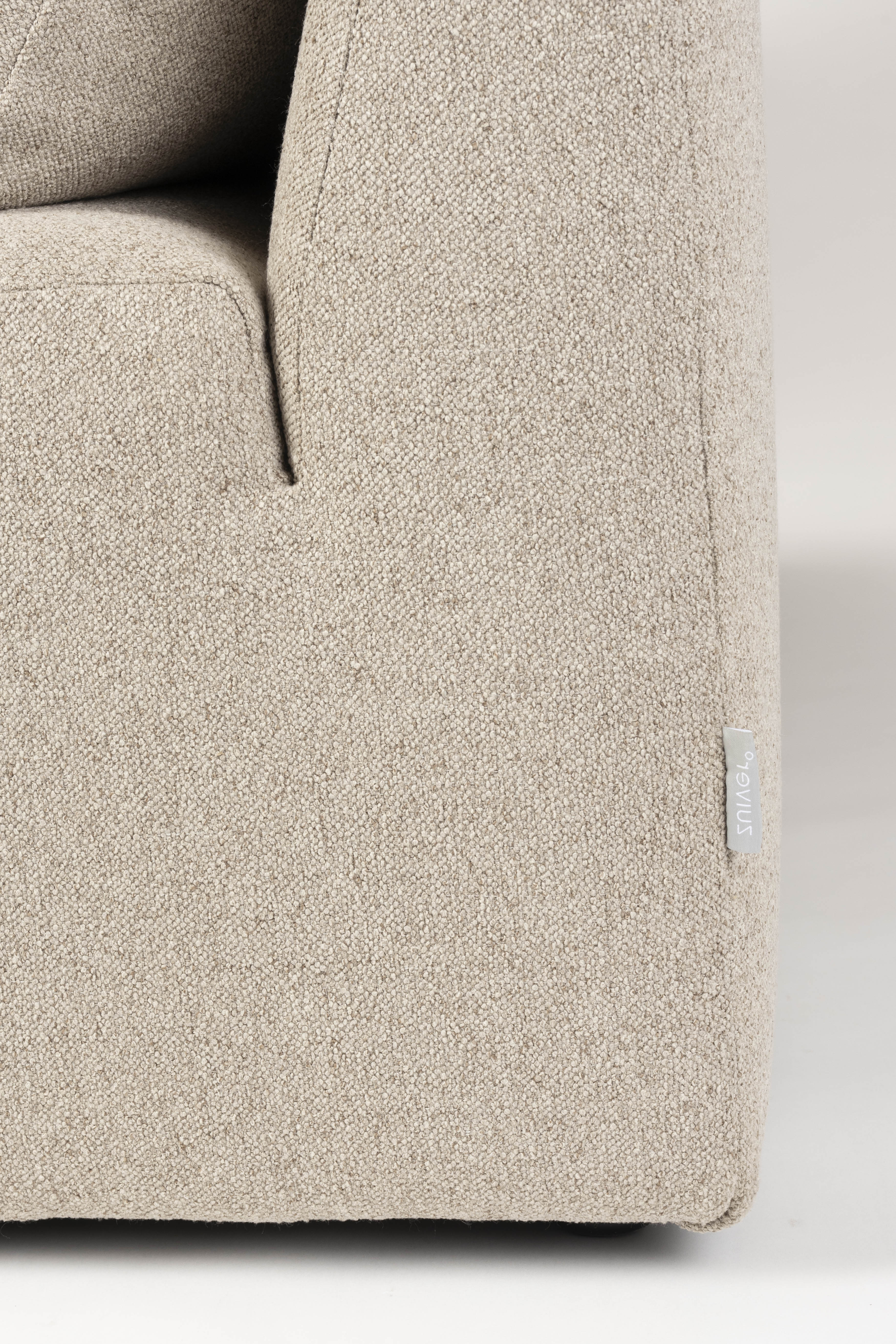Sofa modułowa PROSPER - szezlong prawostronny cappuccino