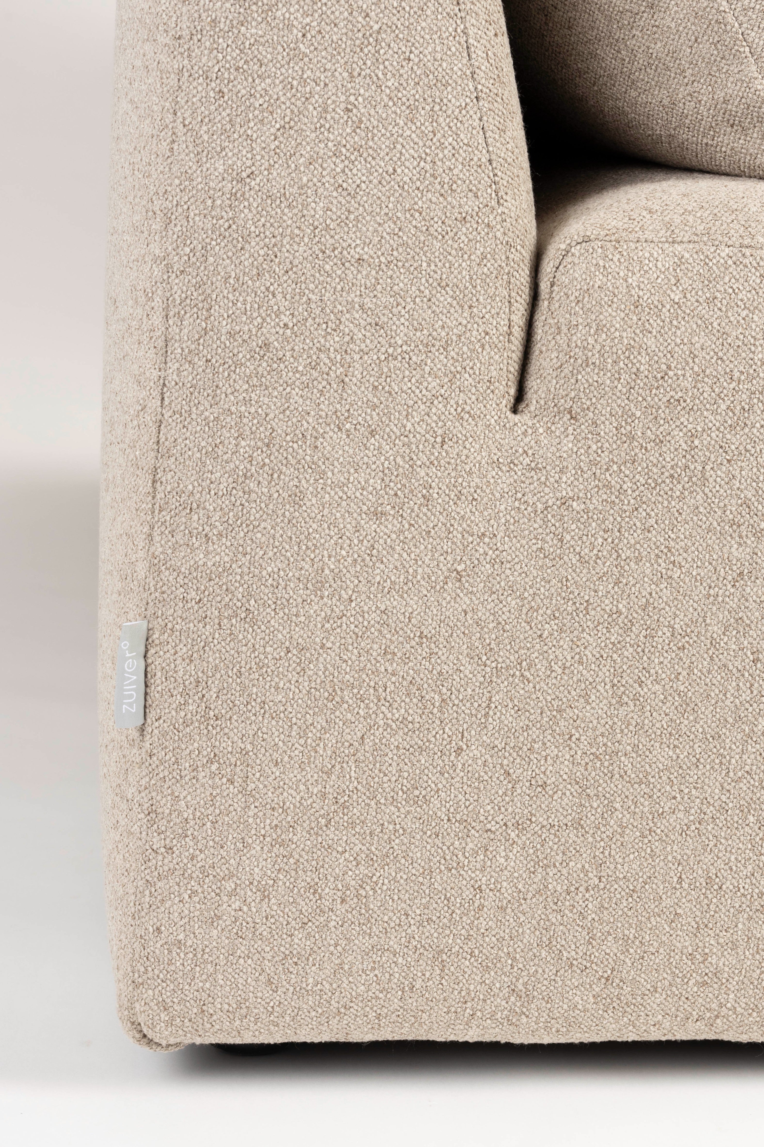 Sofa modułowa PROSPER - szezlong lewostronny cappuccino