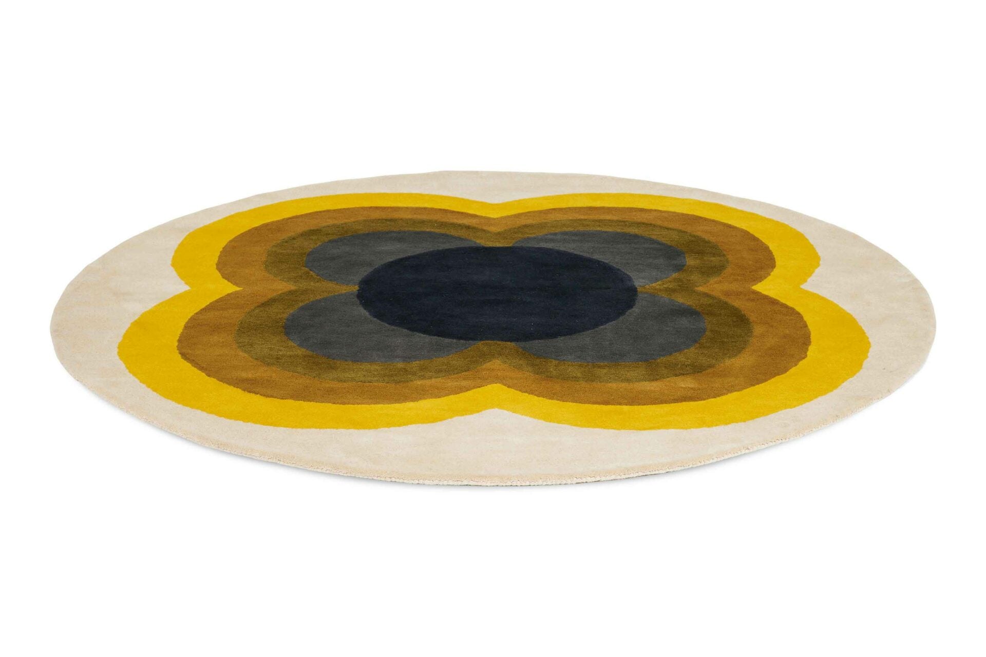 Dywan okrągły SUNFLOWER żółty