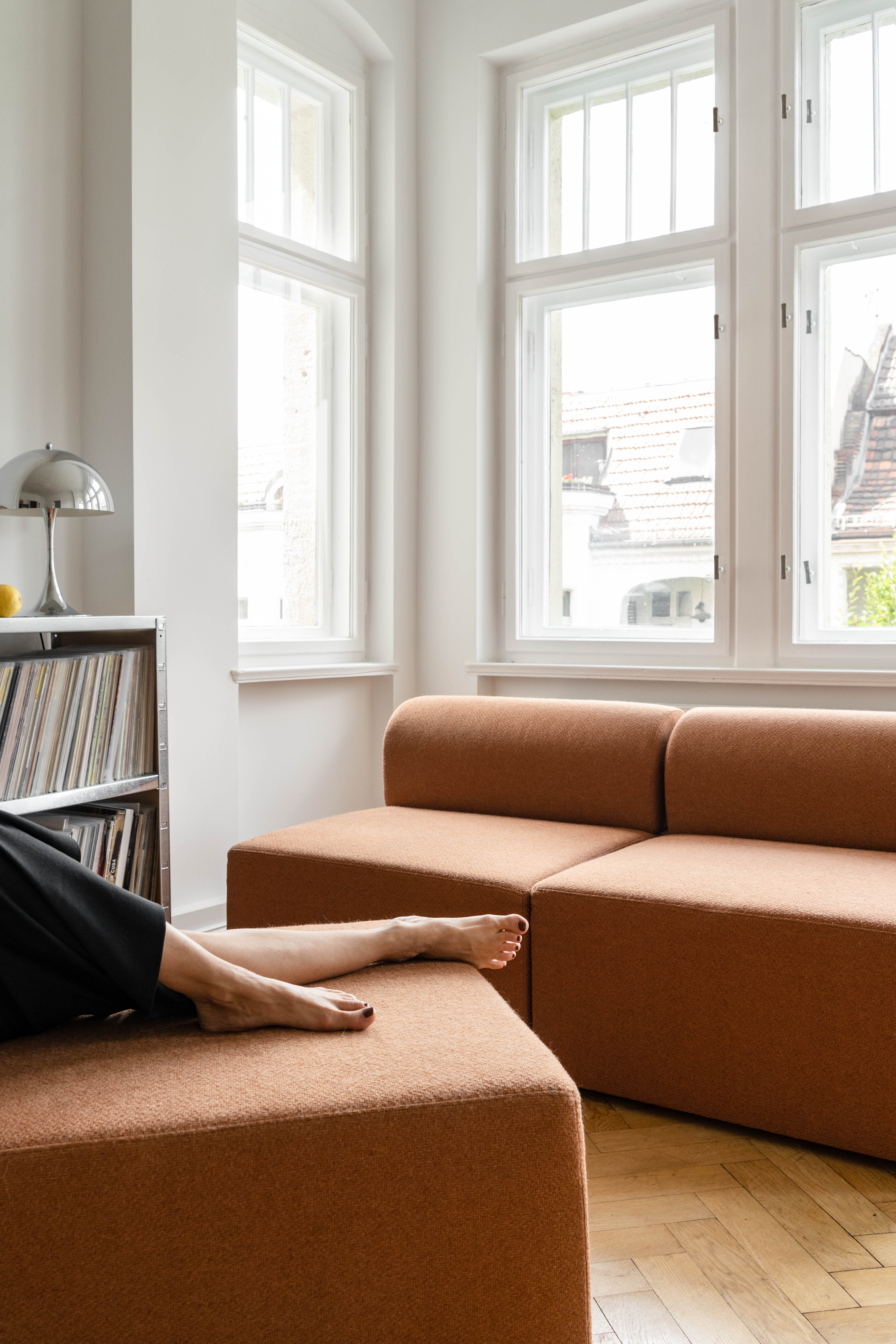 Modulsofa TORI - mittleres Modul grün