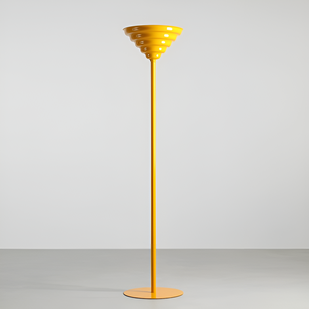 Lampa podłogowa FALA żółty