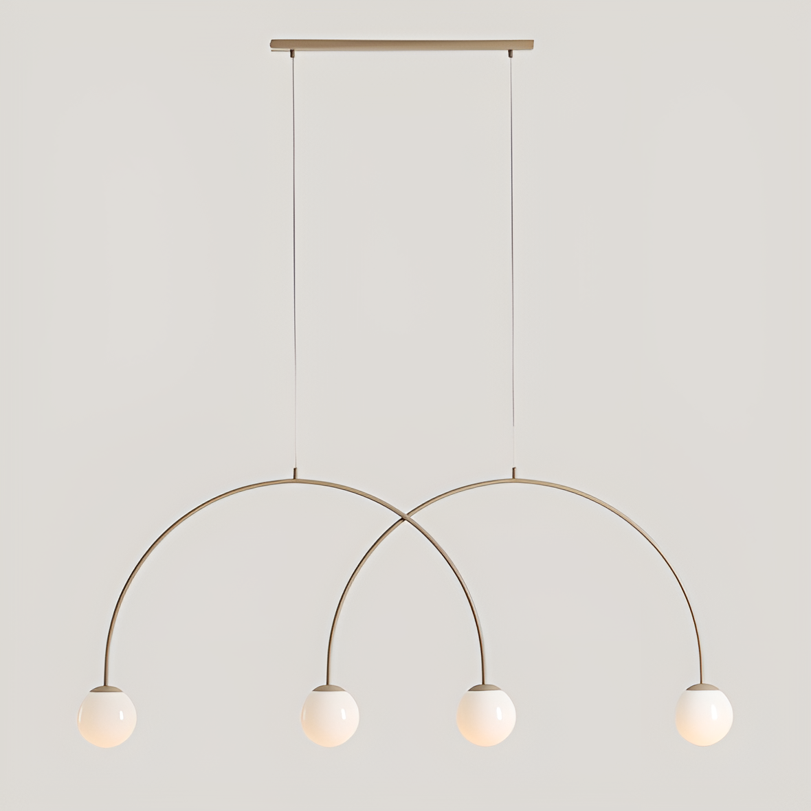 Lampa wisząca UNA DUO beżowy