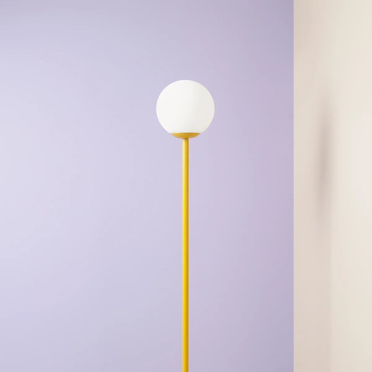 Pinne mustard floor lamp yellow