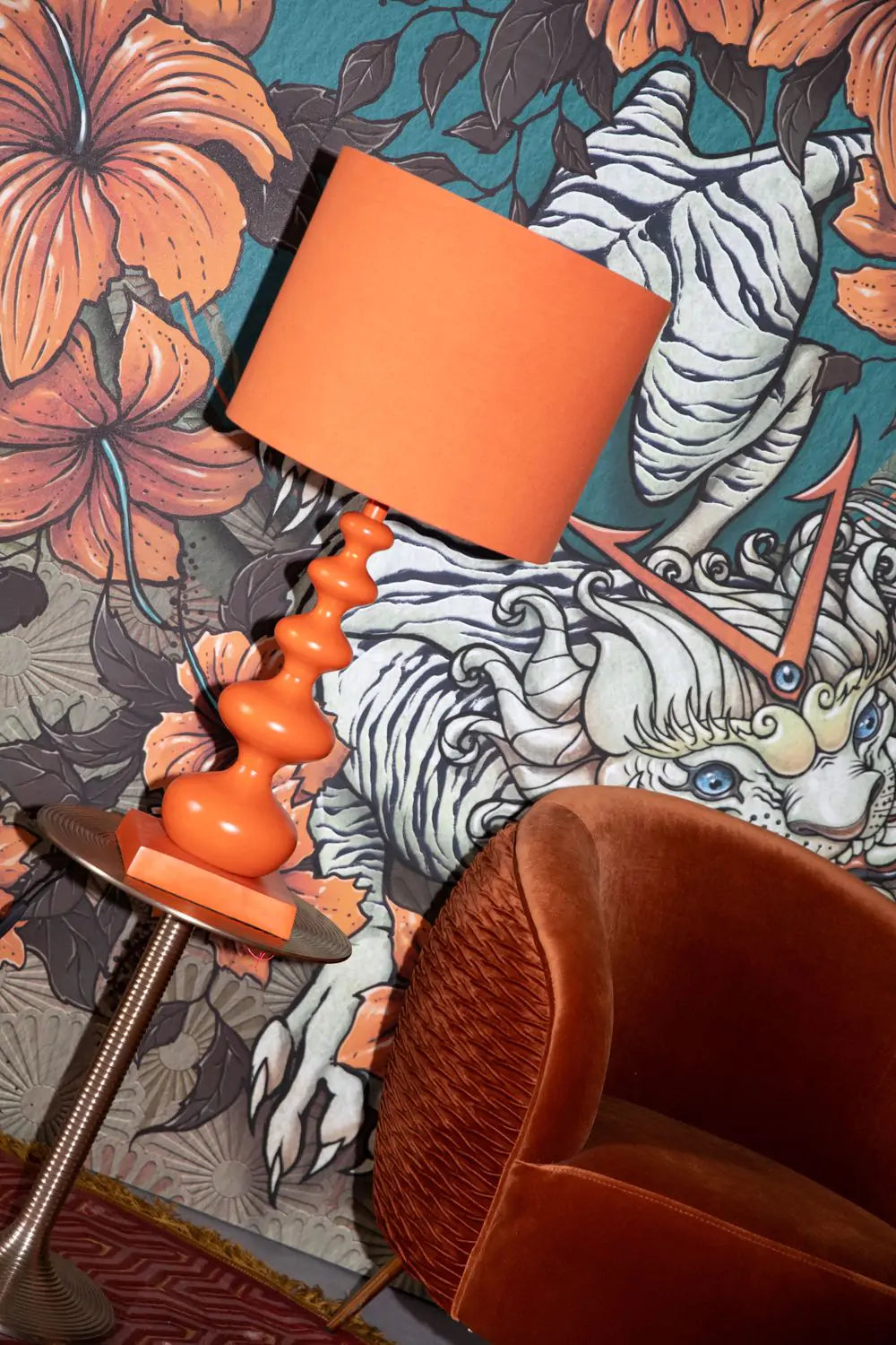 Lampa stołowa WHEN ORANGE IS KING pomarańczowy
