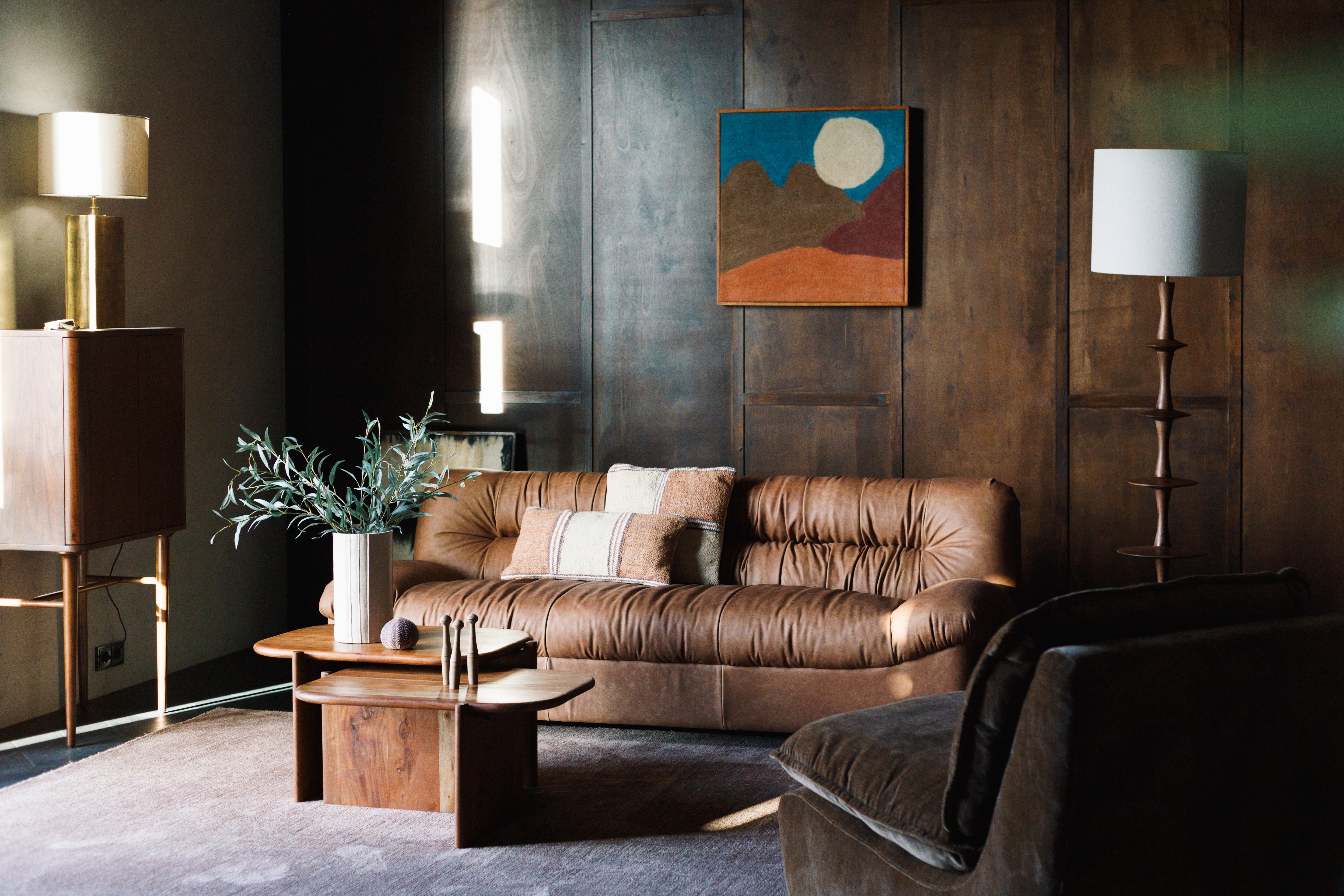 FELLER Side Table Acacia Wood