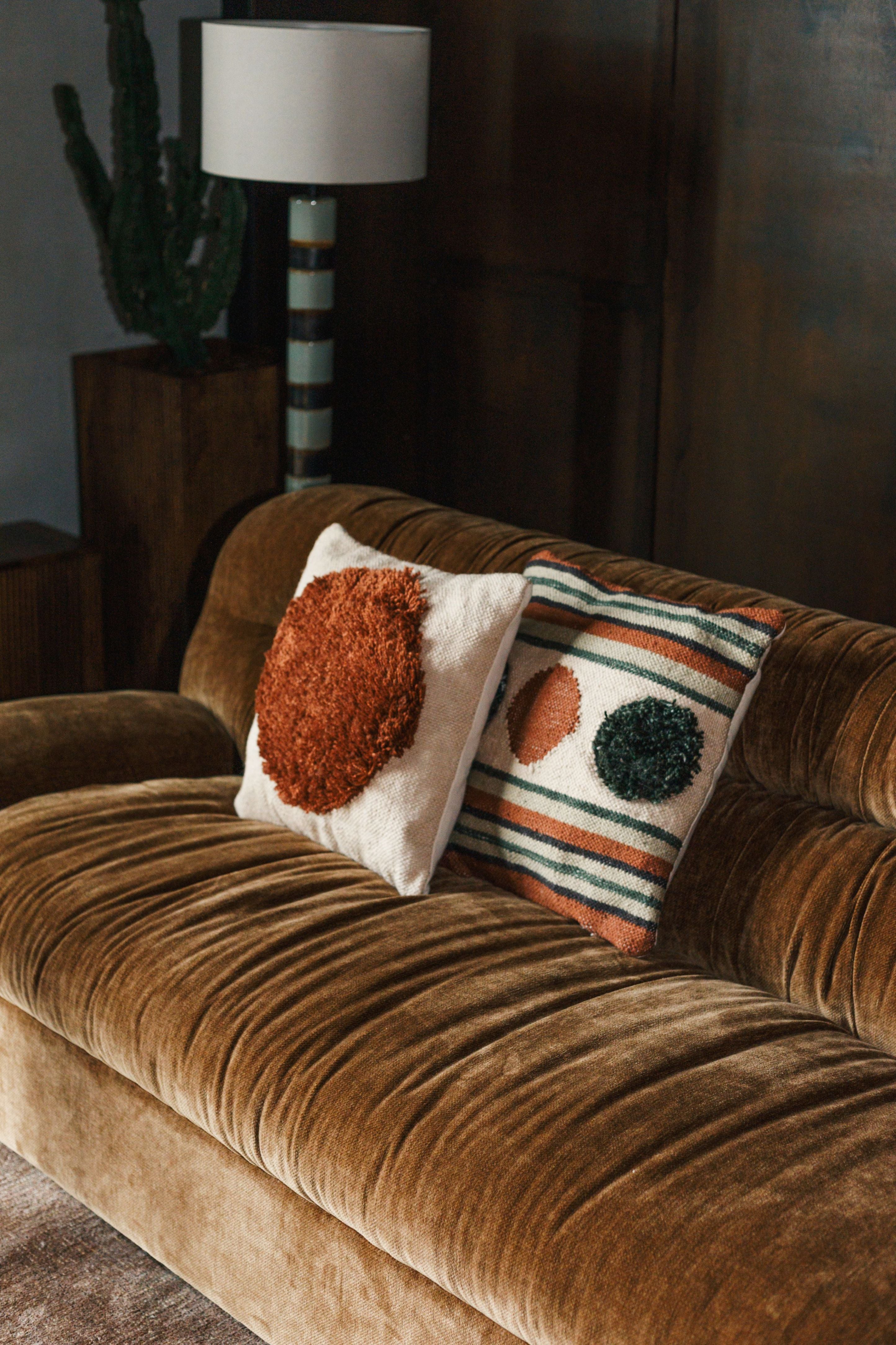 Sofa DOUGLAS koniakowy welur
