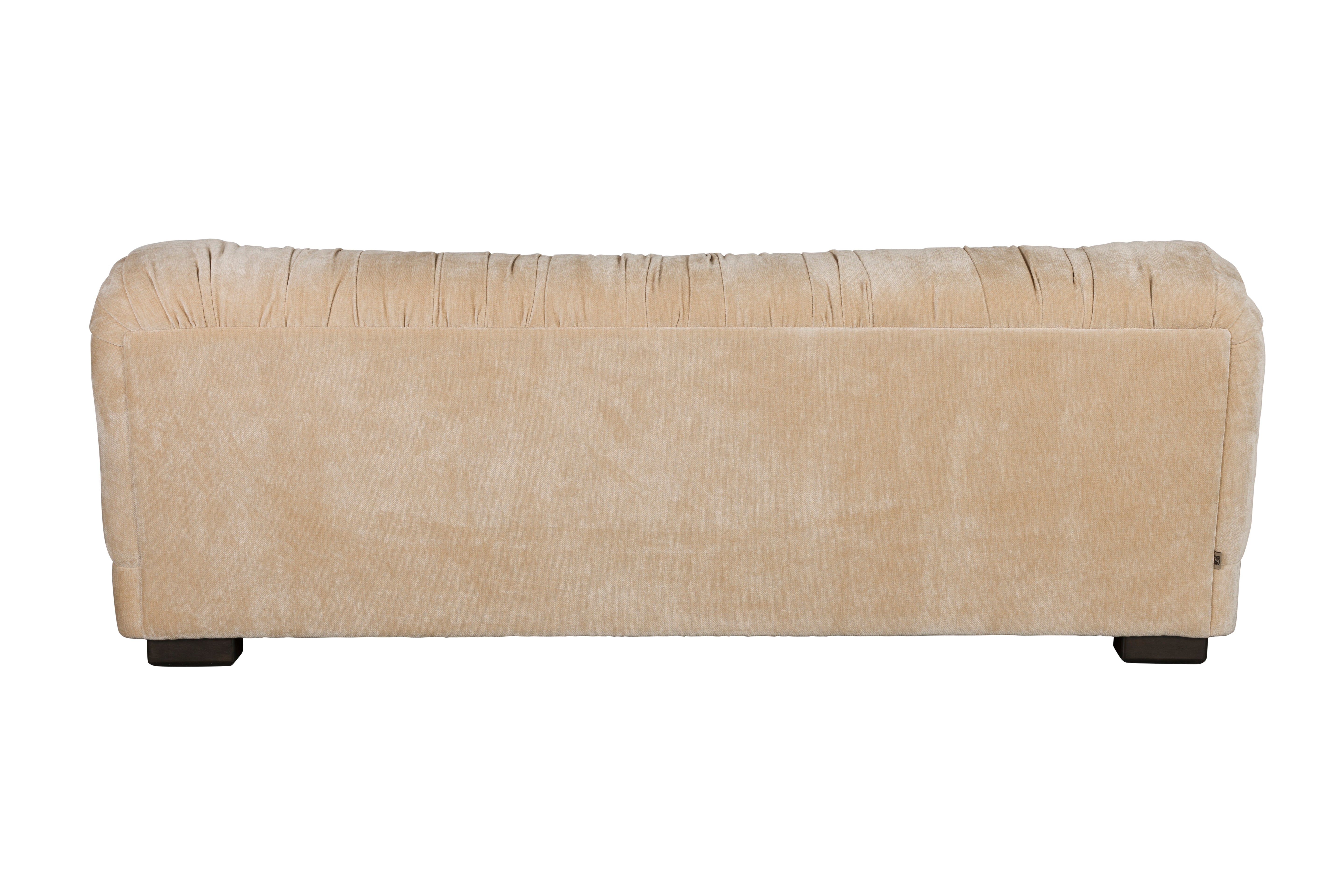 DOUGLAS beige velvet sofa