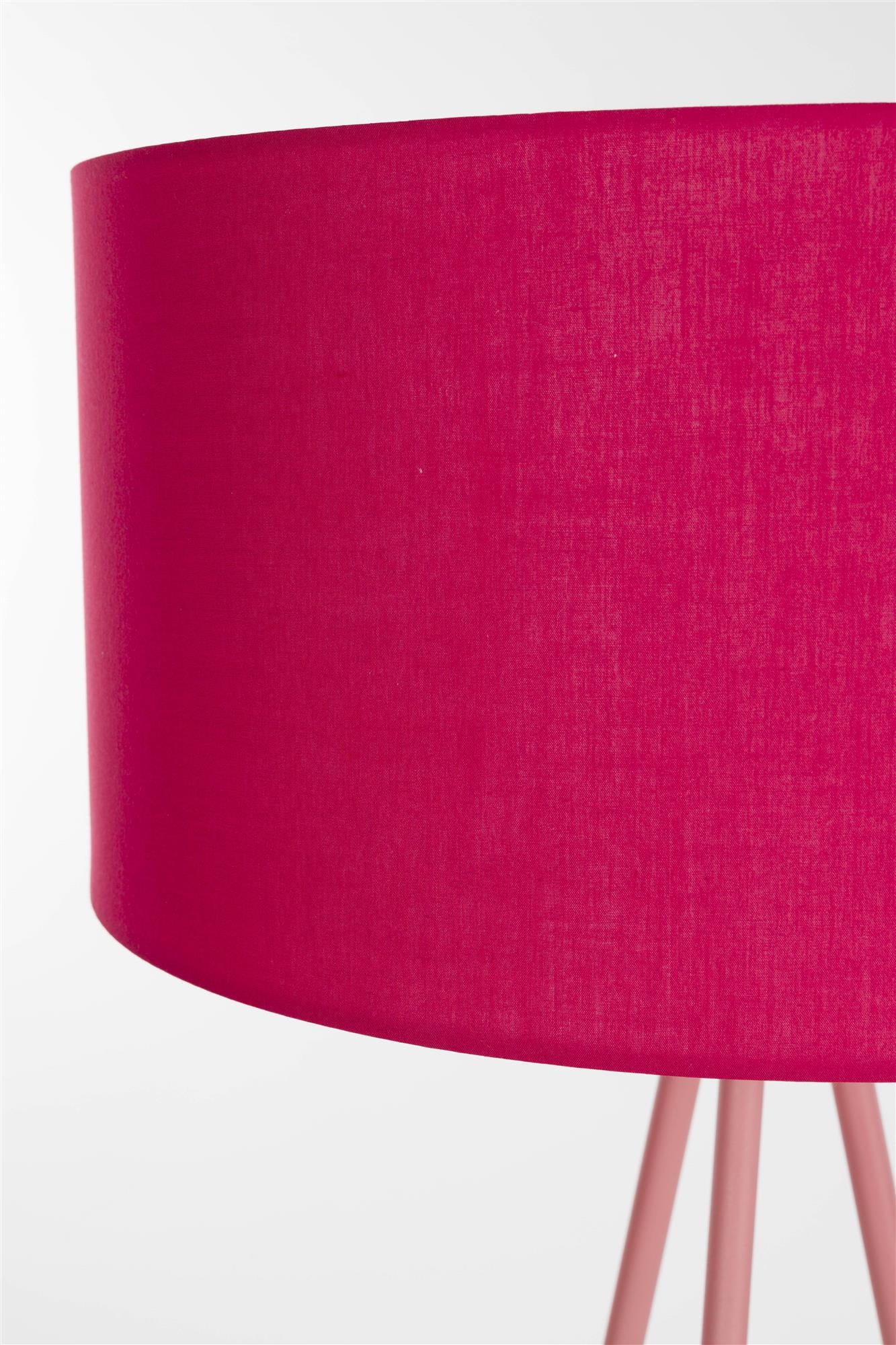 Stehlampe Dreibein SUSIE rubinrot