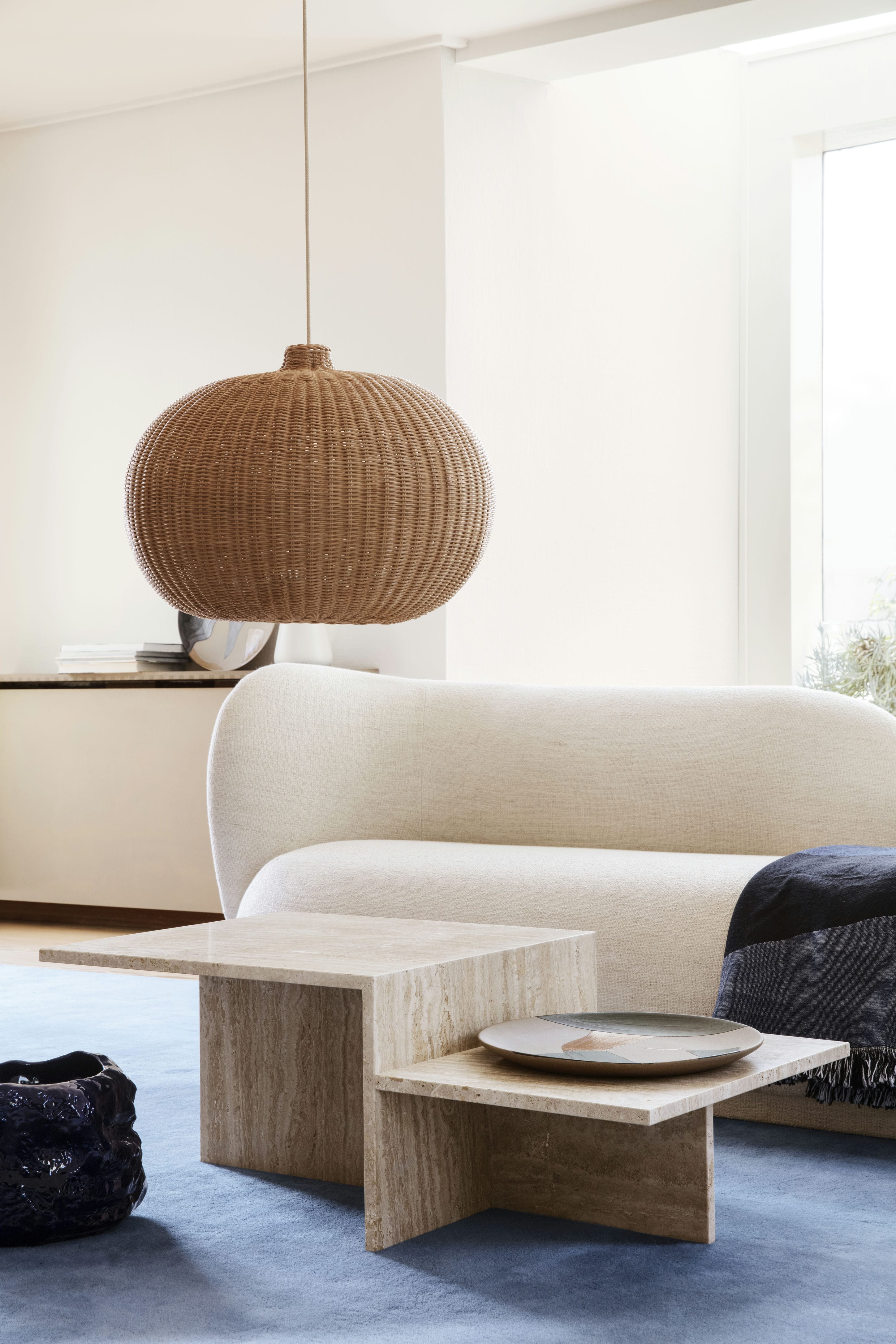 Abażur BRAIDED BELLY rattan