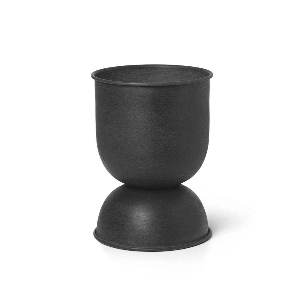 Doniczka HOURGLASS czarny