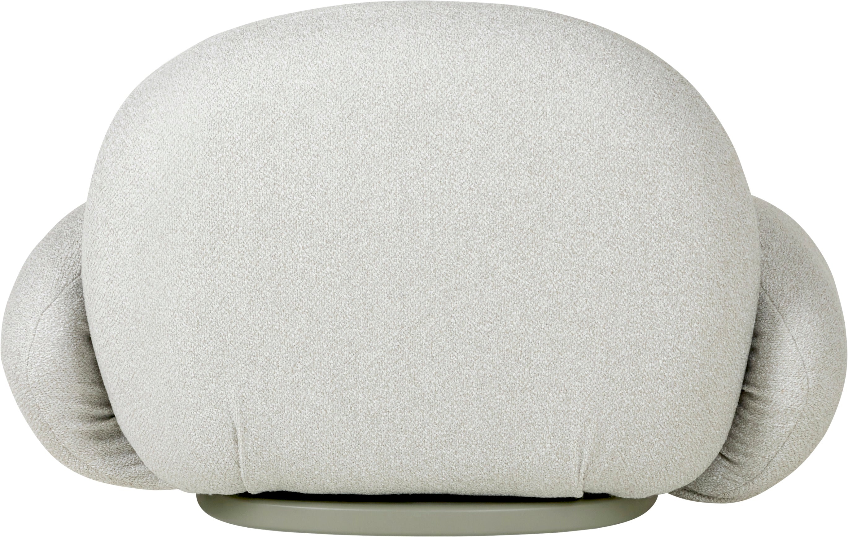 PACHA armchair upholstered with a gold base