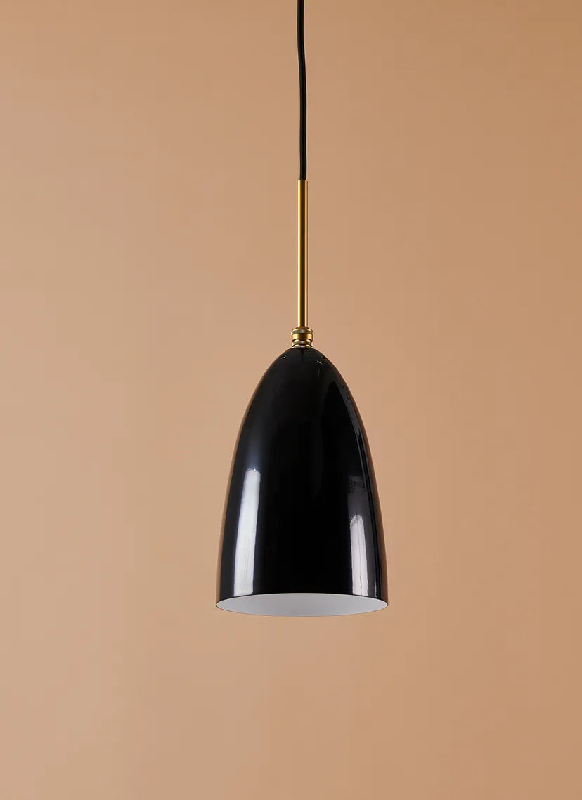 Lampa wisząca GRÄSHOPPA czarny błyszczący