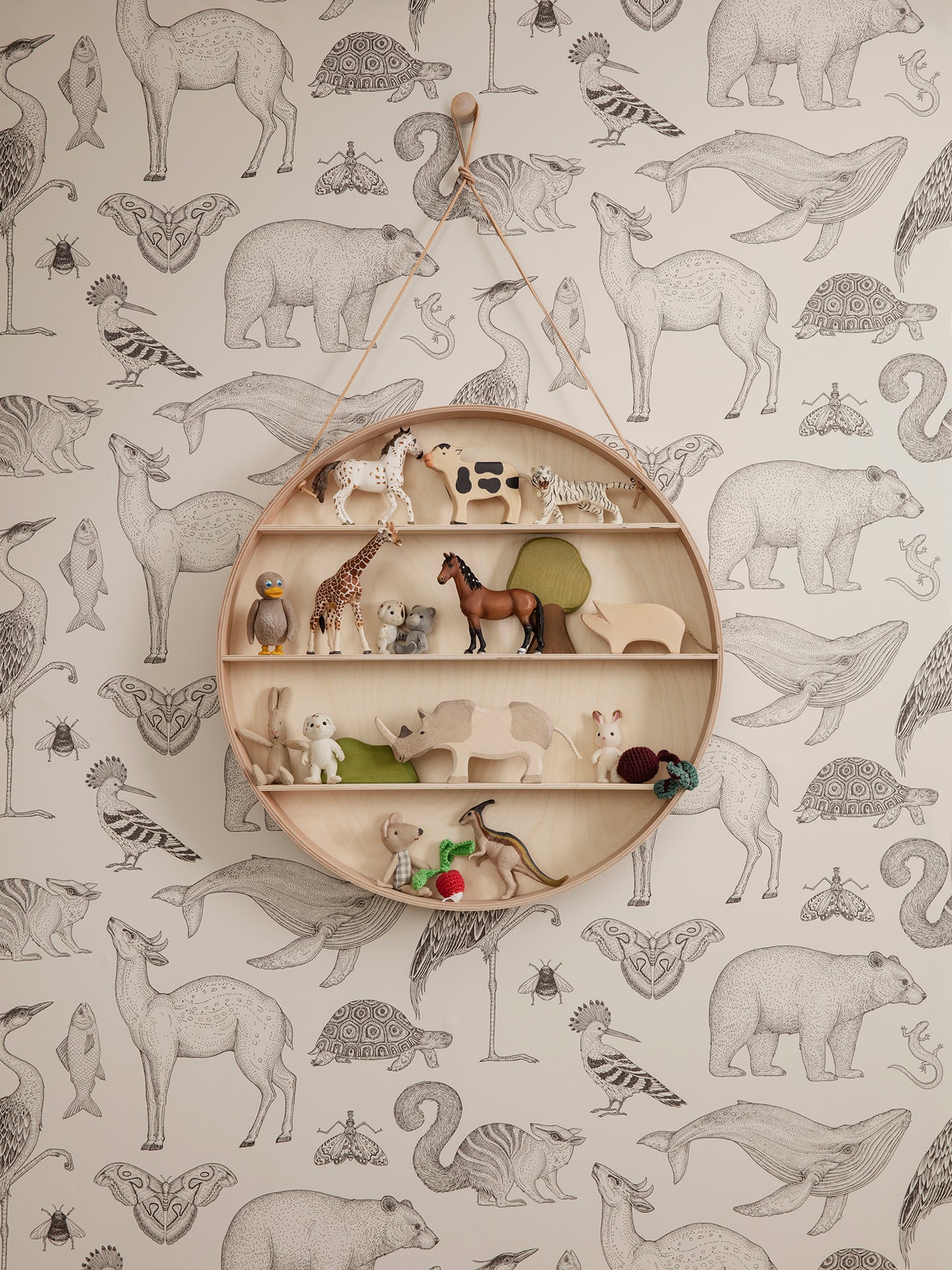 Tapeta KATIE SCOTT - ANIMALS złamana biel
