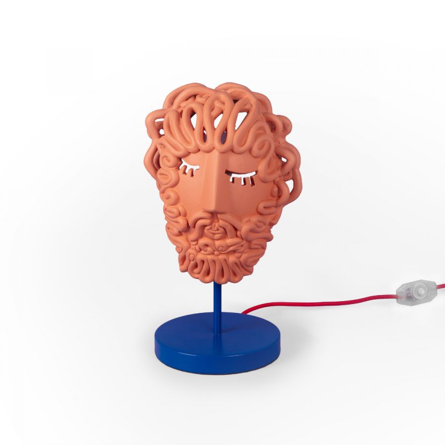 Lampa stołowa MAGNA GRAECIA - ULYSSE terakota