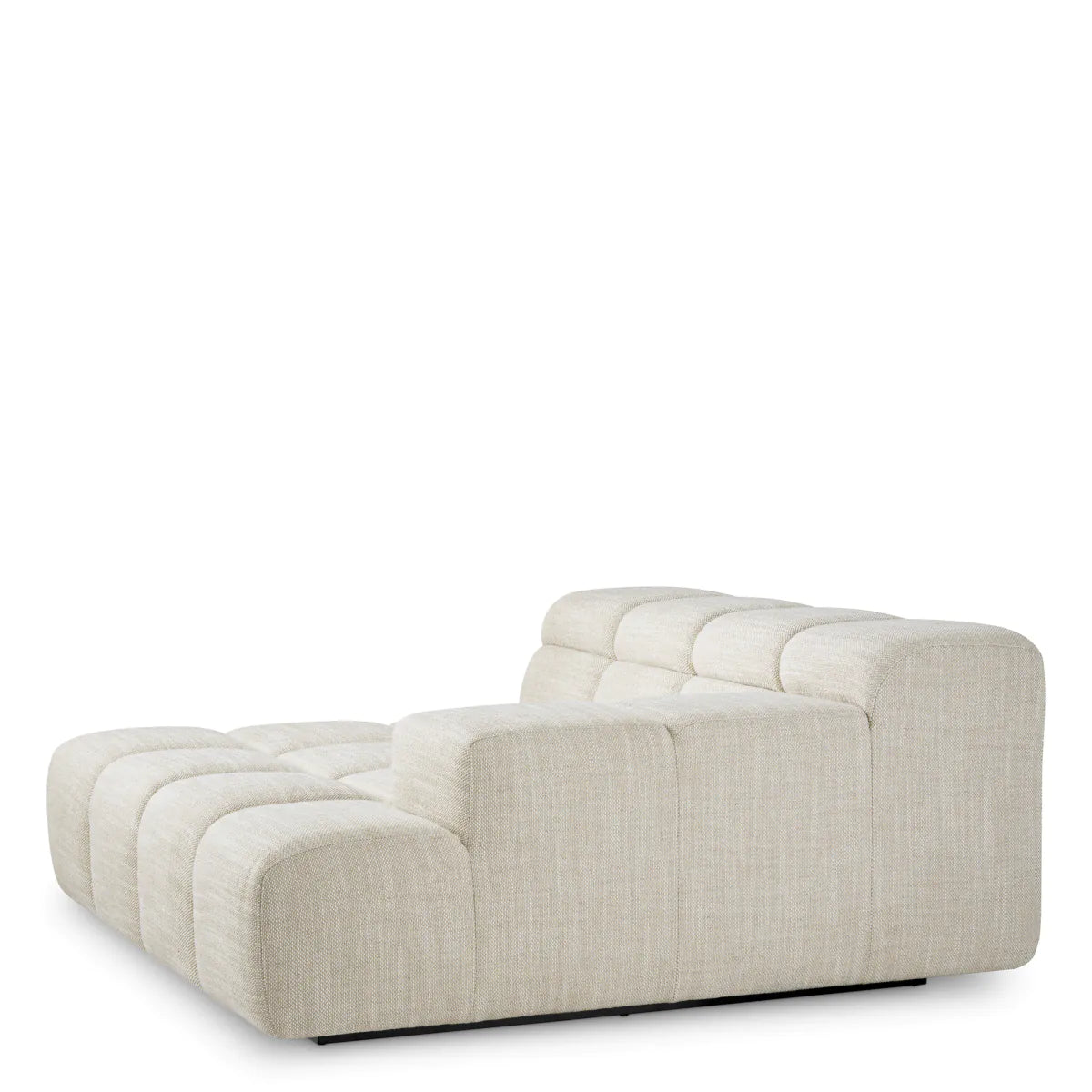 Sofa modułowa HUNTER - element końcowy prawy beżowoszary