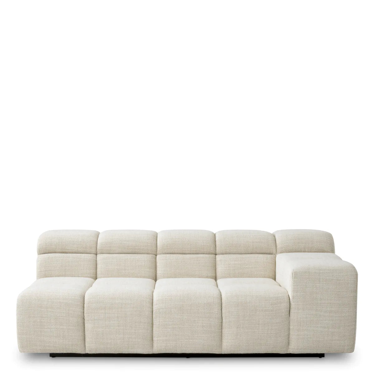 Sofa modułowa HUNTER - element 2-osobowy prawy beżowoszary