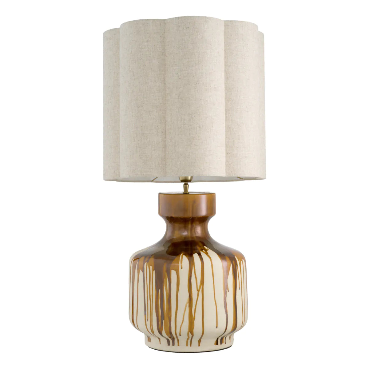 Lorena brown table lamp