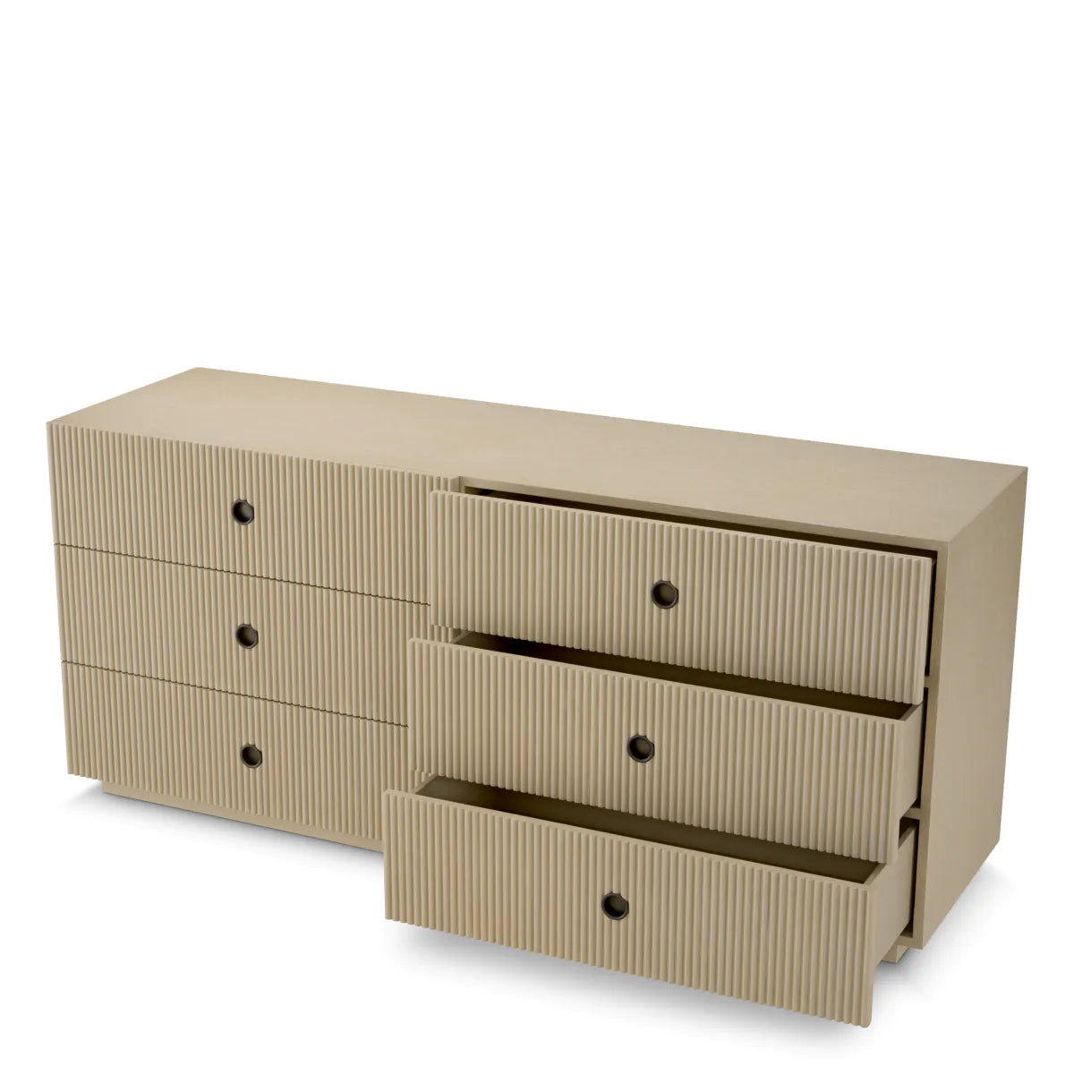 Komoda CHEST DIMITRIOS jasny fornir dębowy
