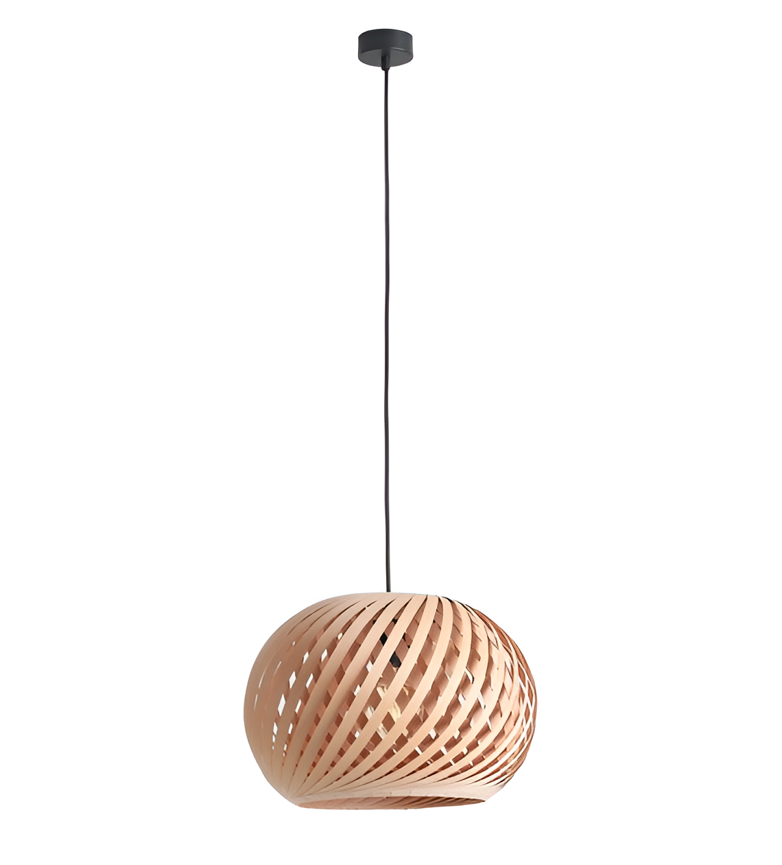 Lampa wisząca NATURE CROSS drewno