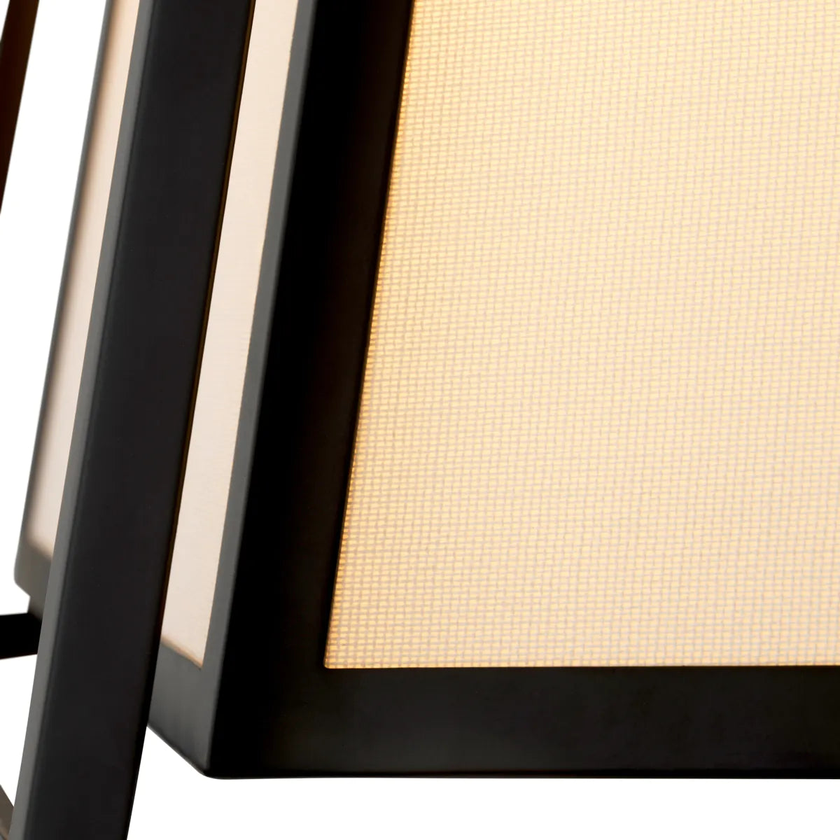 Lampa wisząca MORENO złamana biel z czarnym