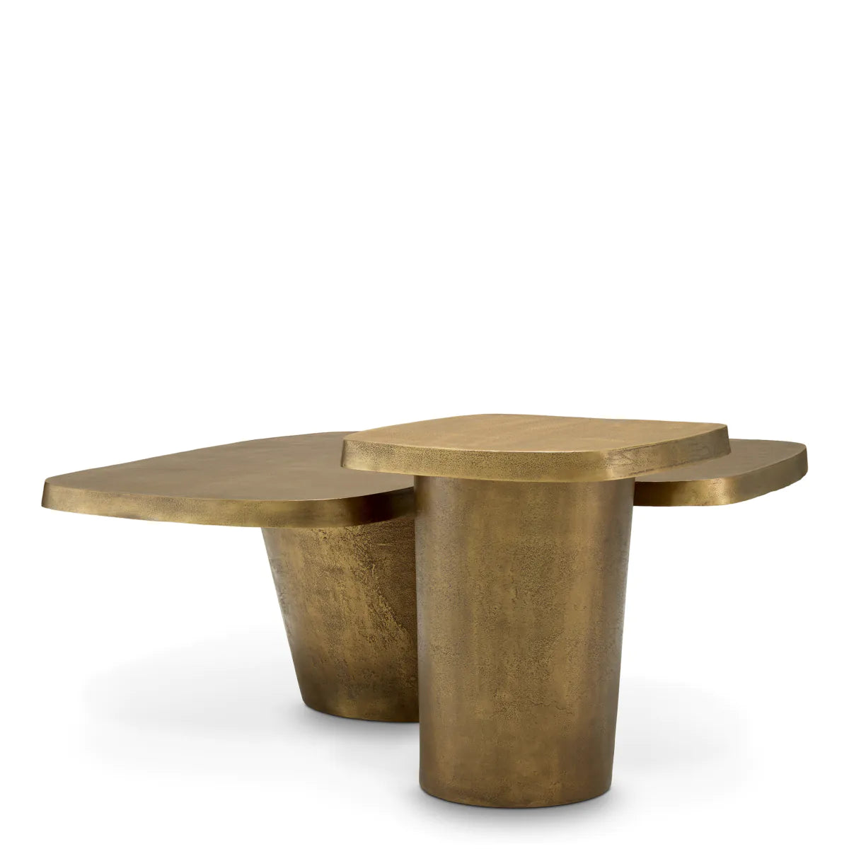 PIERRO Antique Gold Coffee Table Set