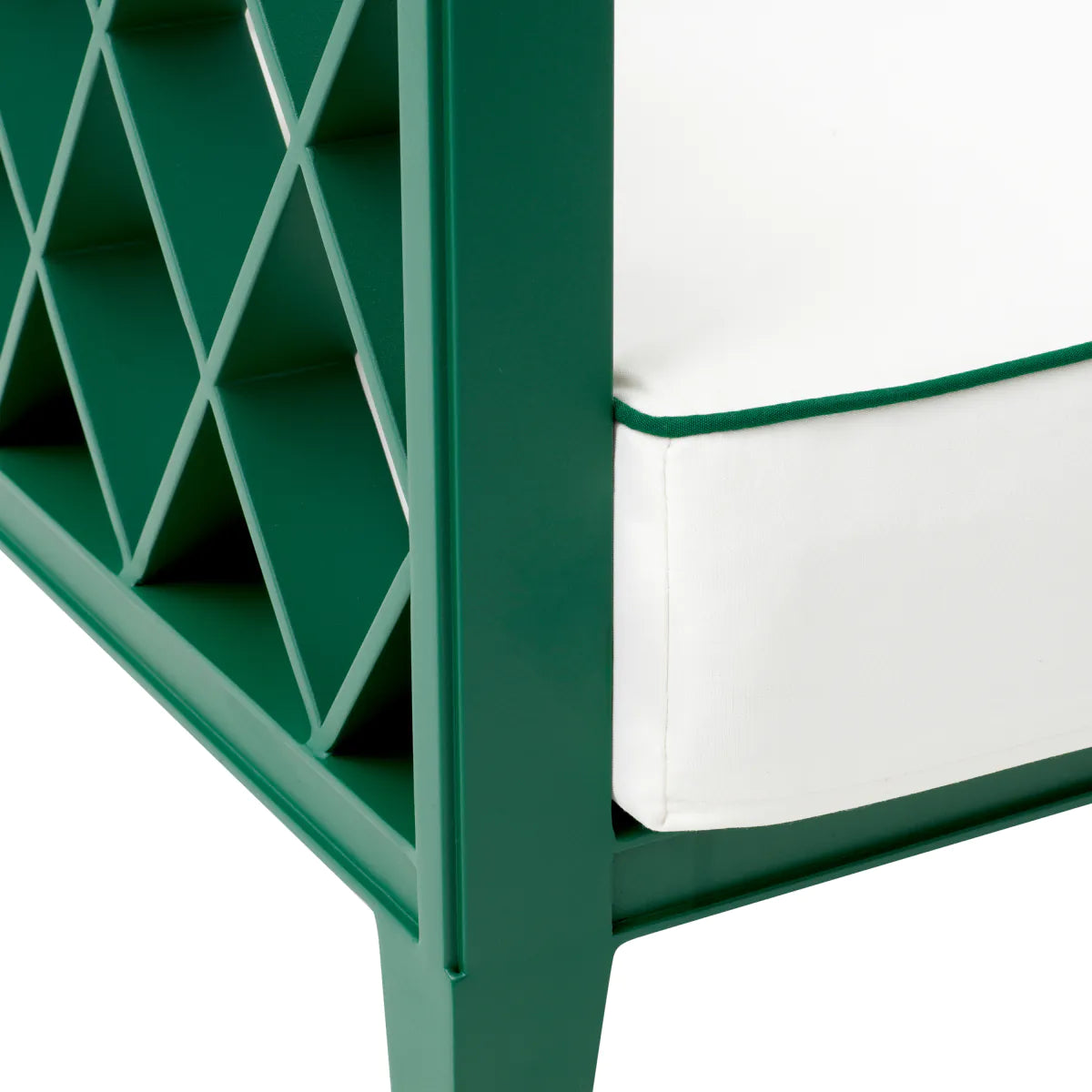 Outdoor armchair OCEAN CLUB green with broken white
