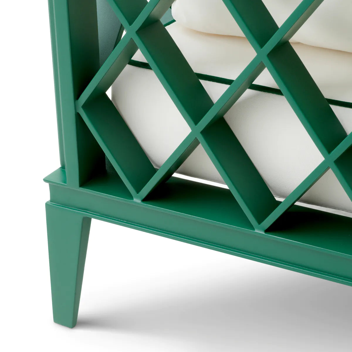 Outdoor armchair OCEAN CLUB green with broken white