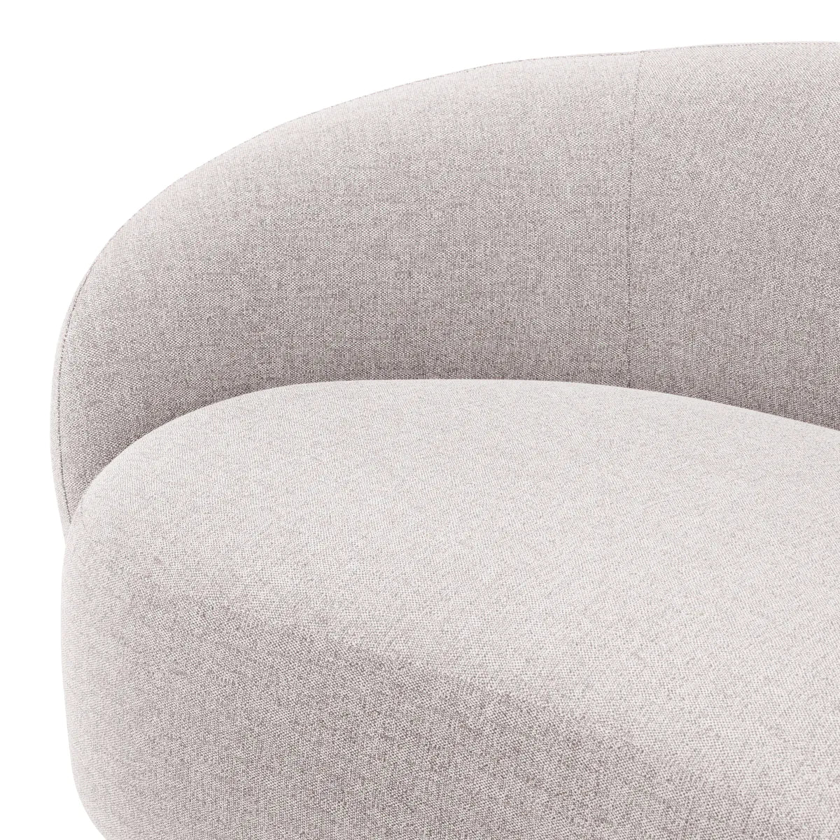 BRICE light gray garden armchair