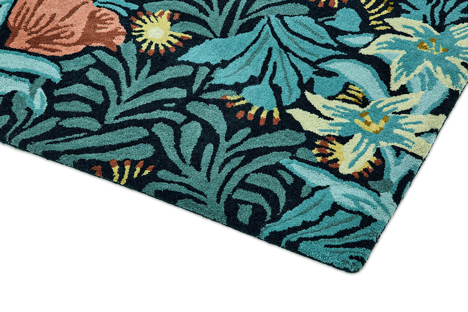 MOrew rug - Bower Indigo Turquoise
