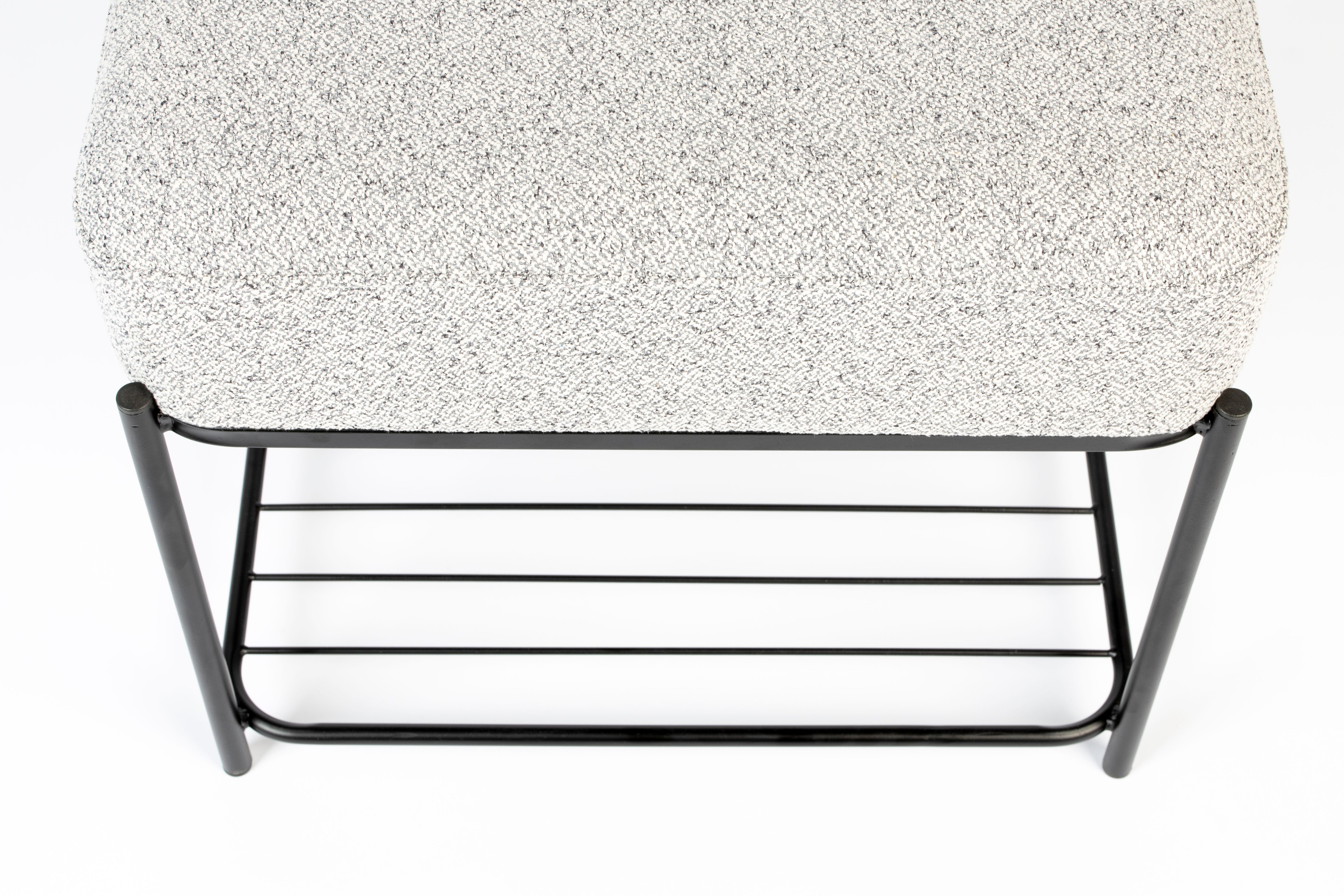 Taboret MILOU szary