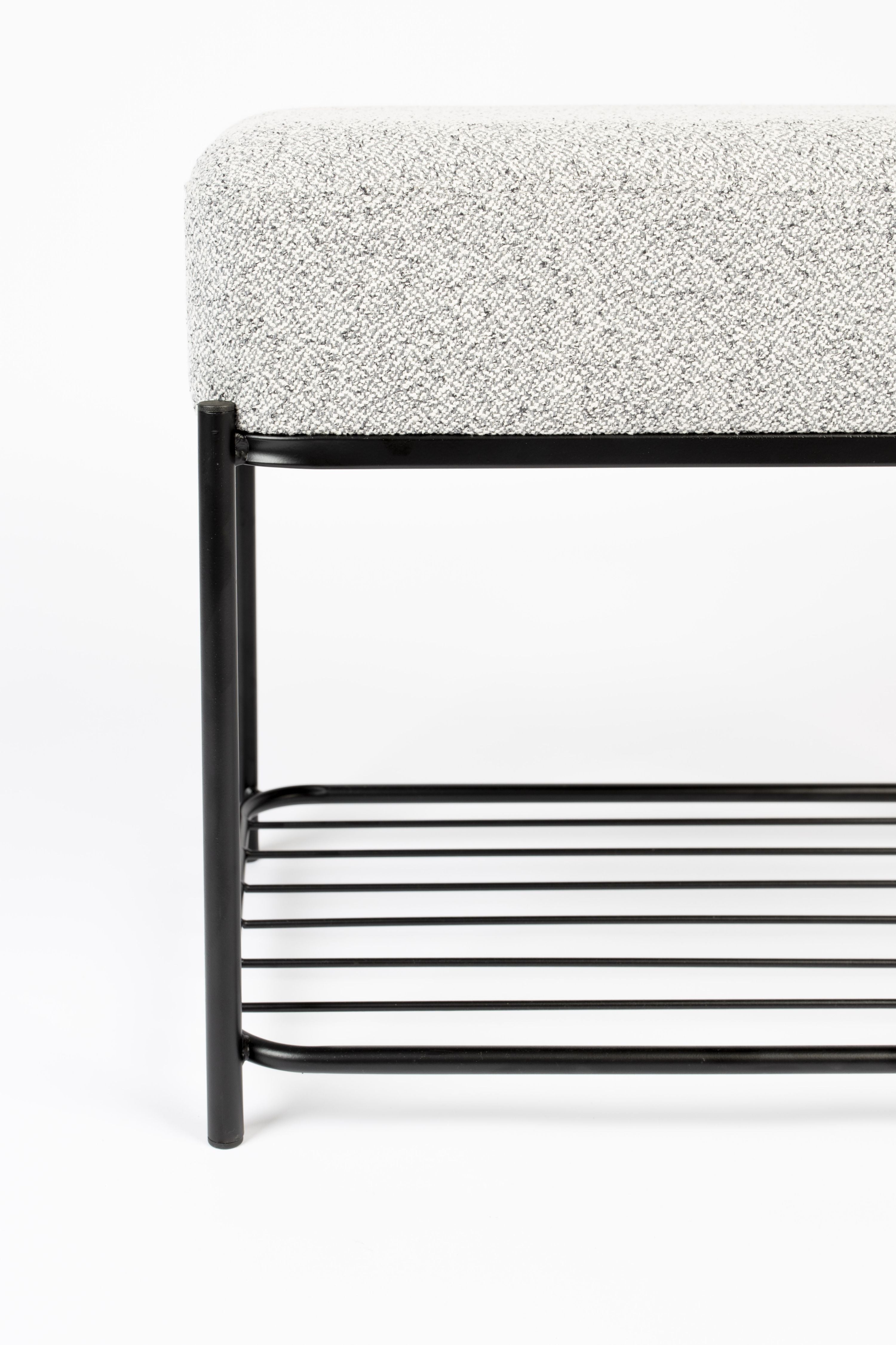 Taboret MILOU szary