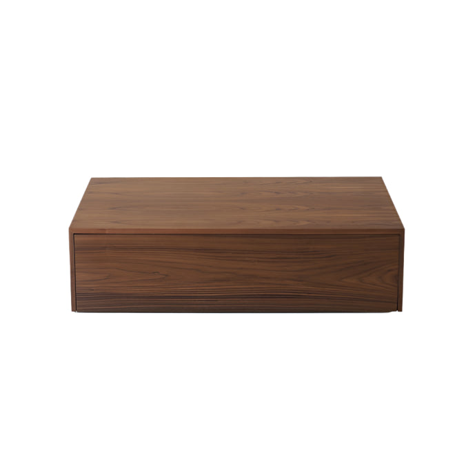 Coffee table with a drawer MASS Walnut veneer