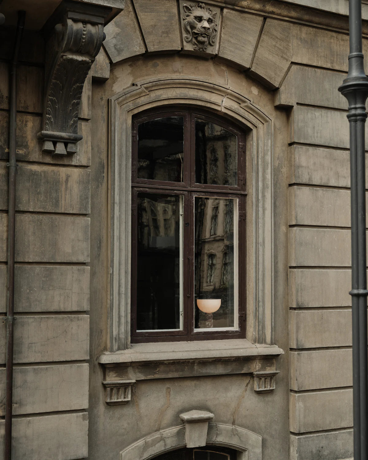 Lampa stołowa KIZU bordowy marmur