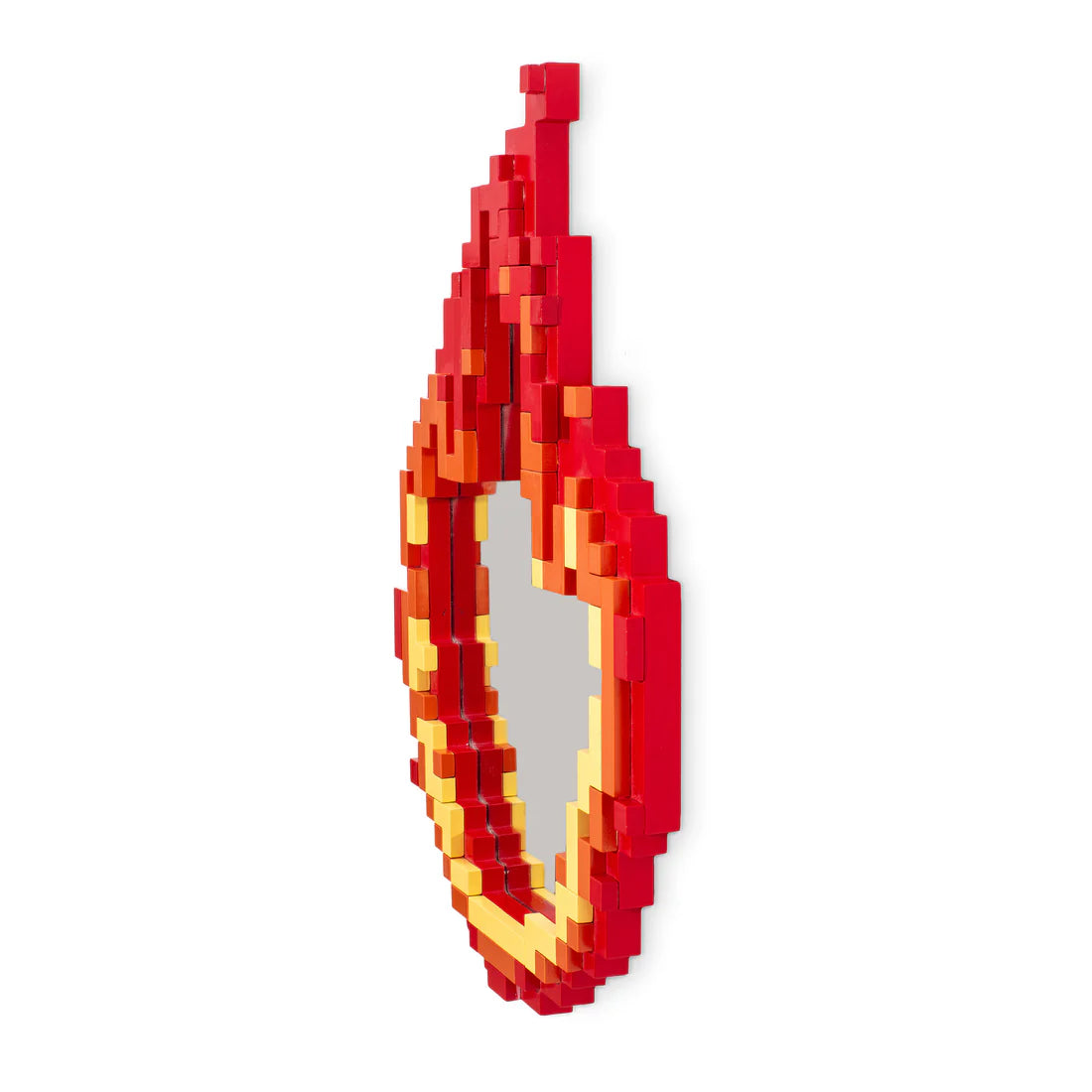 Lustro PIXEL - FLAME czerwony
