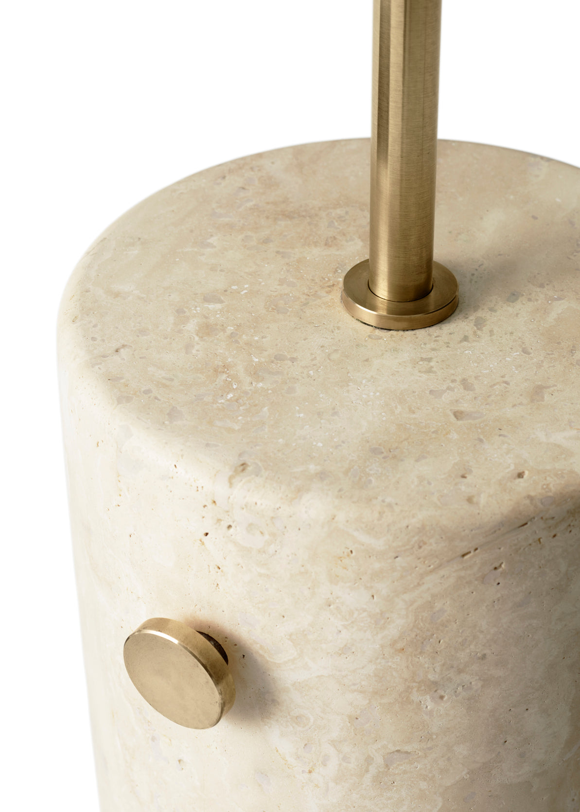 JWDA Floor Lamp Beige Travertine