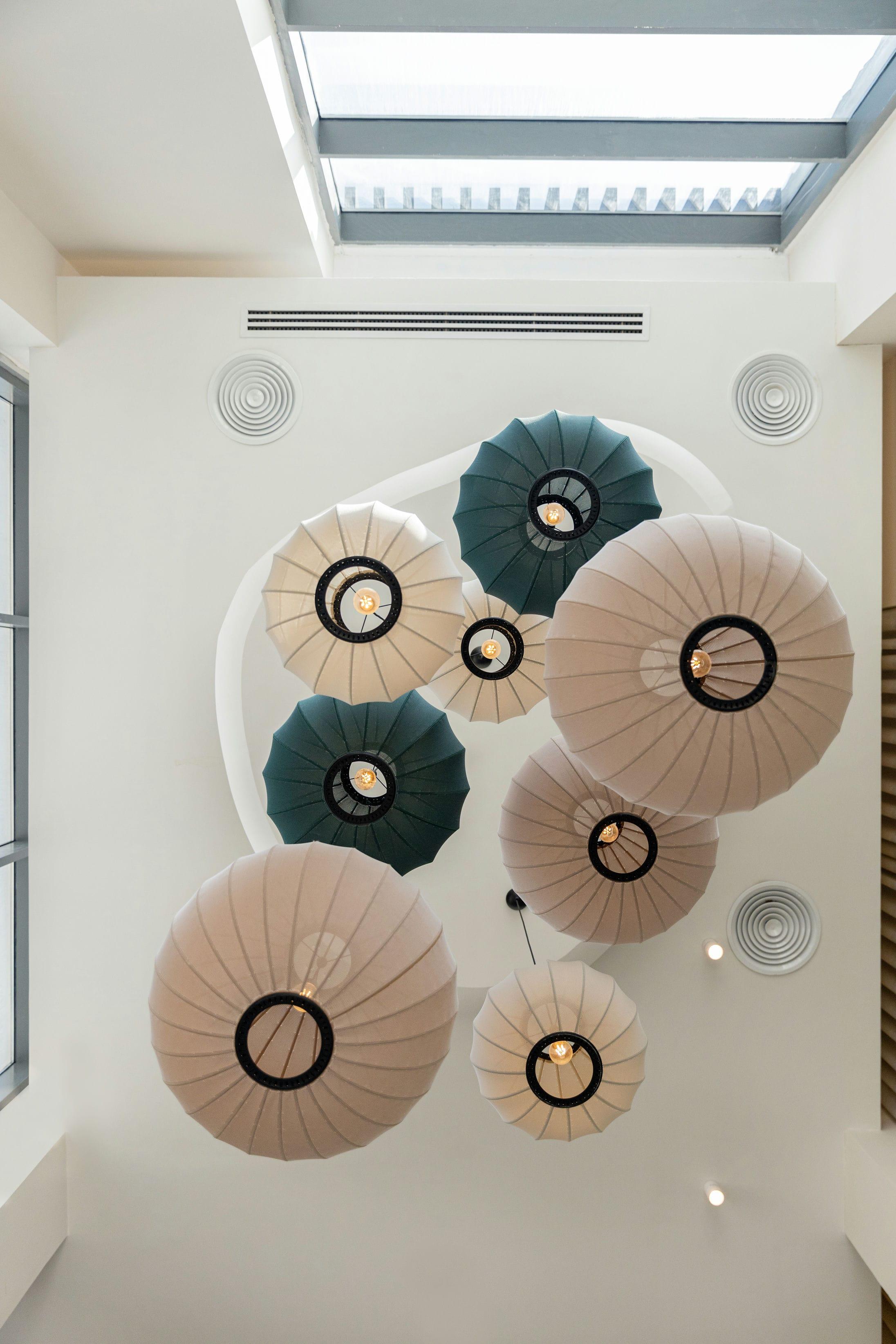 Lampa wisząca KNIT-WIT ROUND zielony
