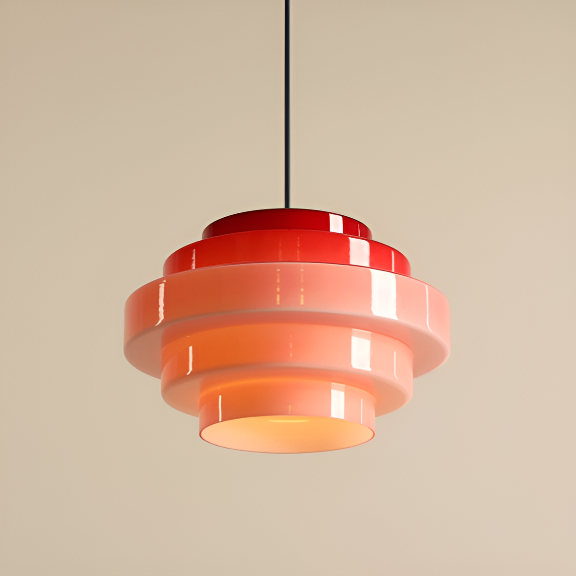 Lampa wisząca FILO bordowy