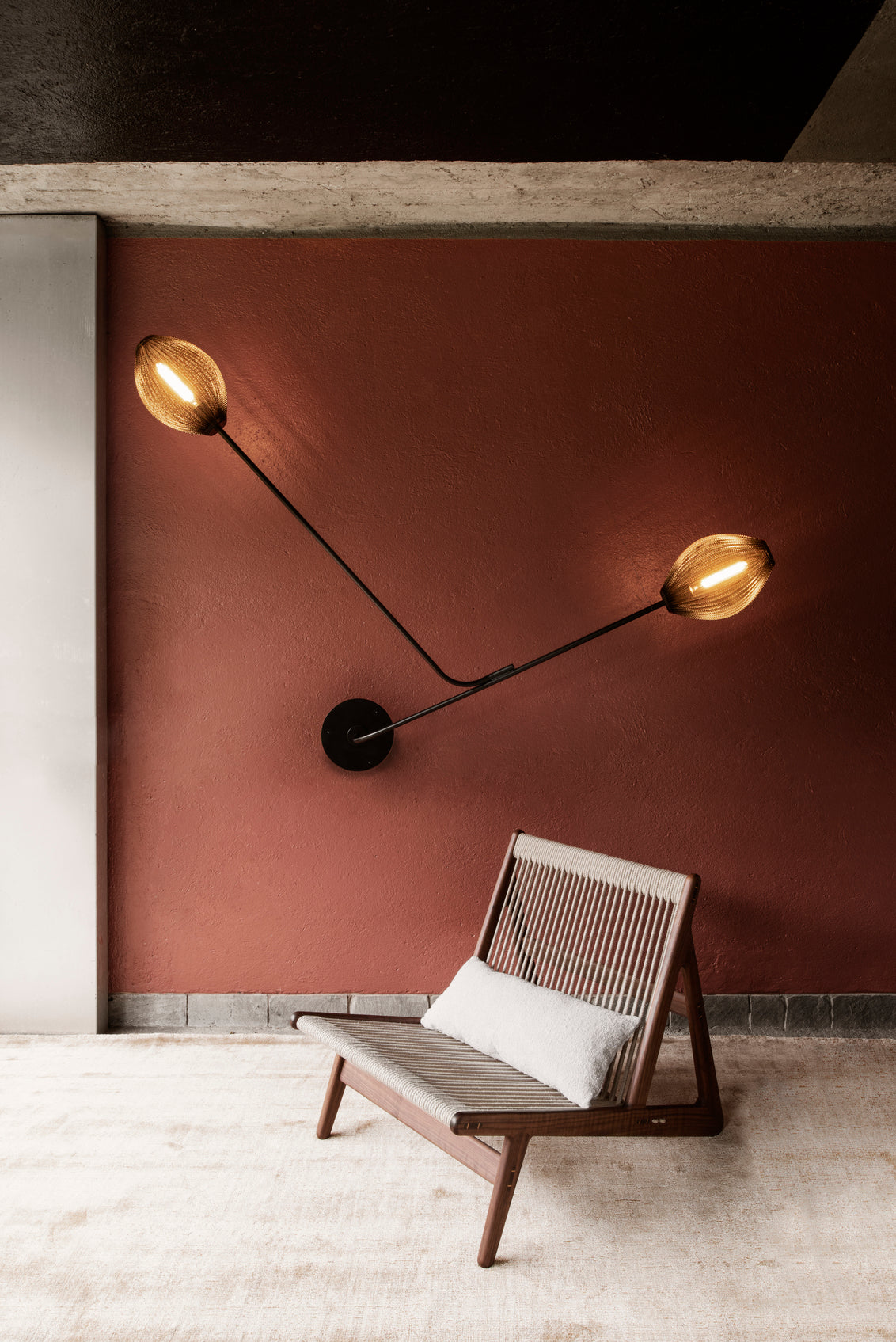 SATELLITE wall lamp black