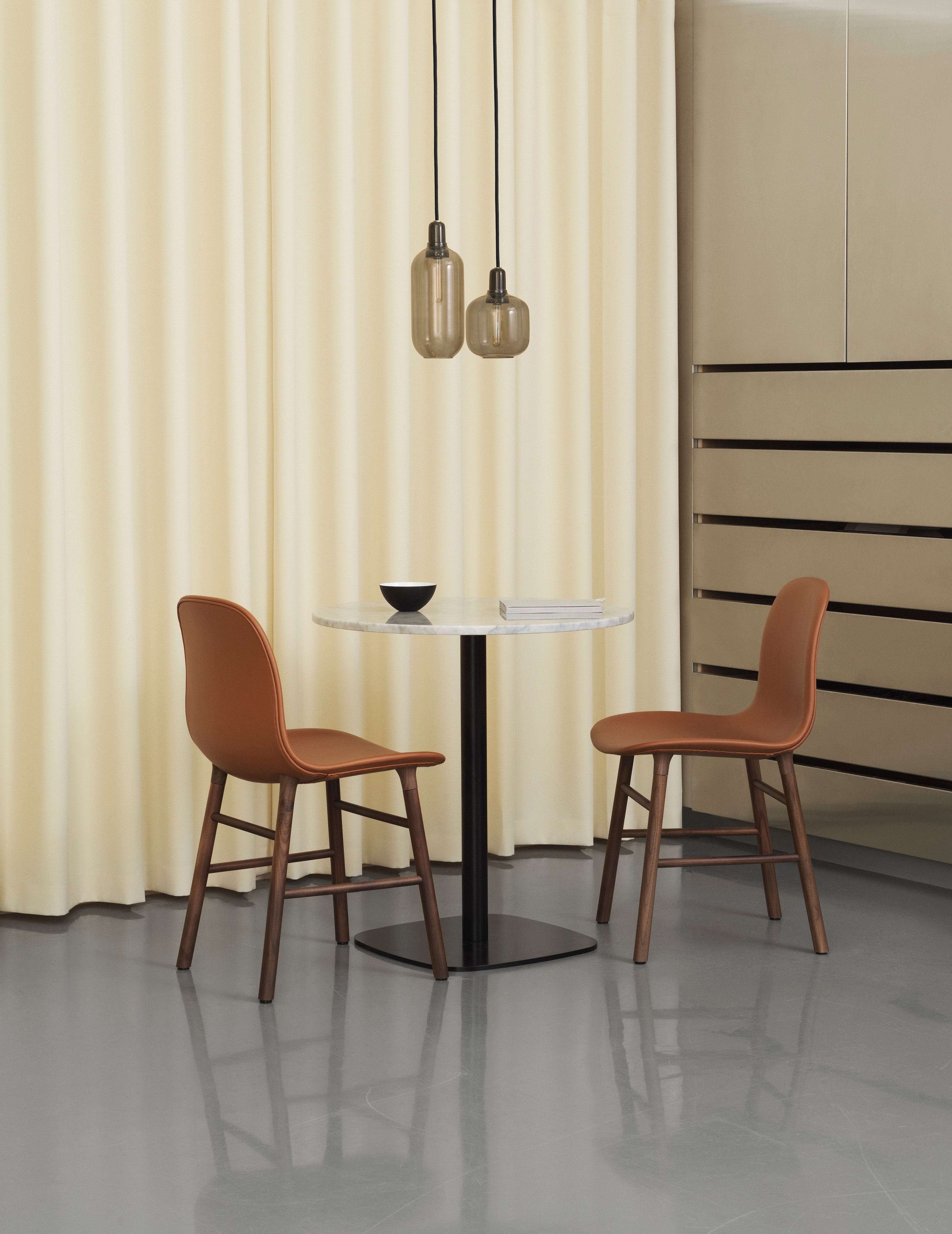 AMP LARGE Pendelleuchte, Rauchglas mit schwarzem Marmor