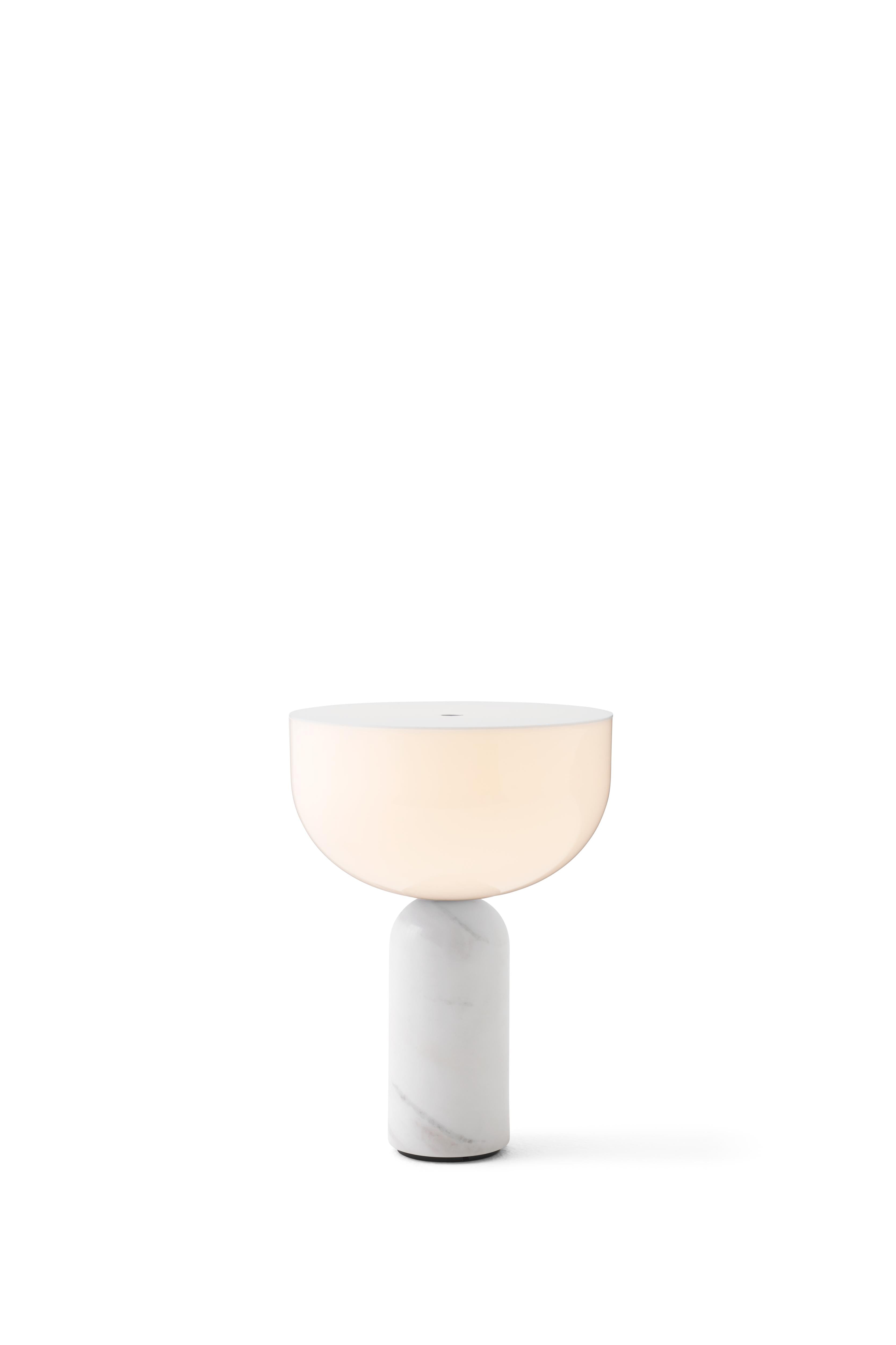 Lampa przenośna KIZU biały marmur