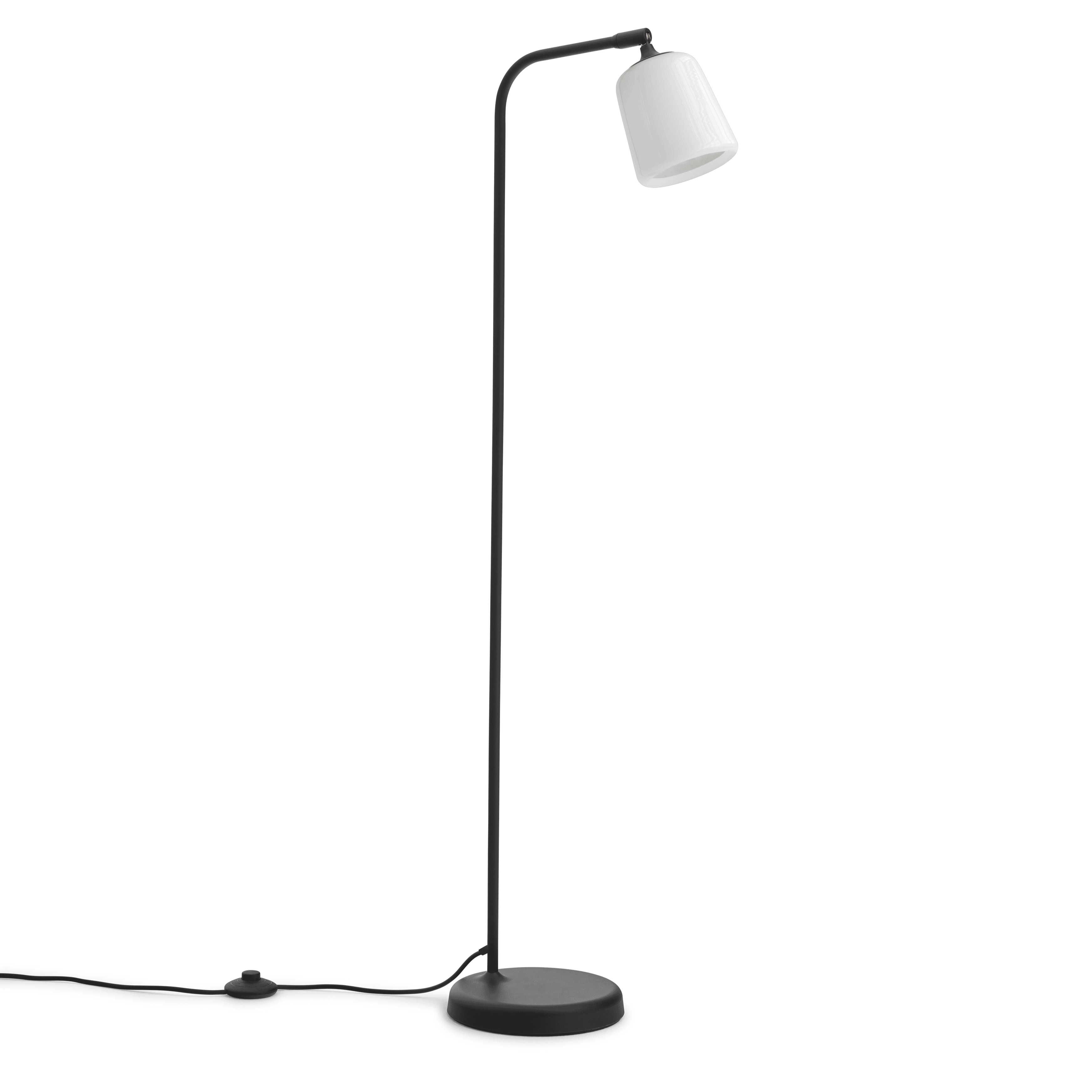 Stehlampe zum Lesen MATERIAL weiß opalisierend