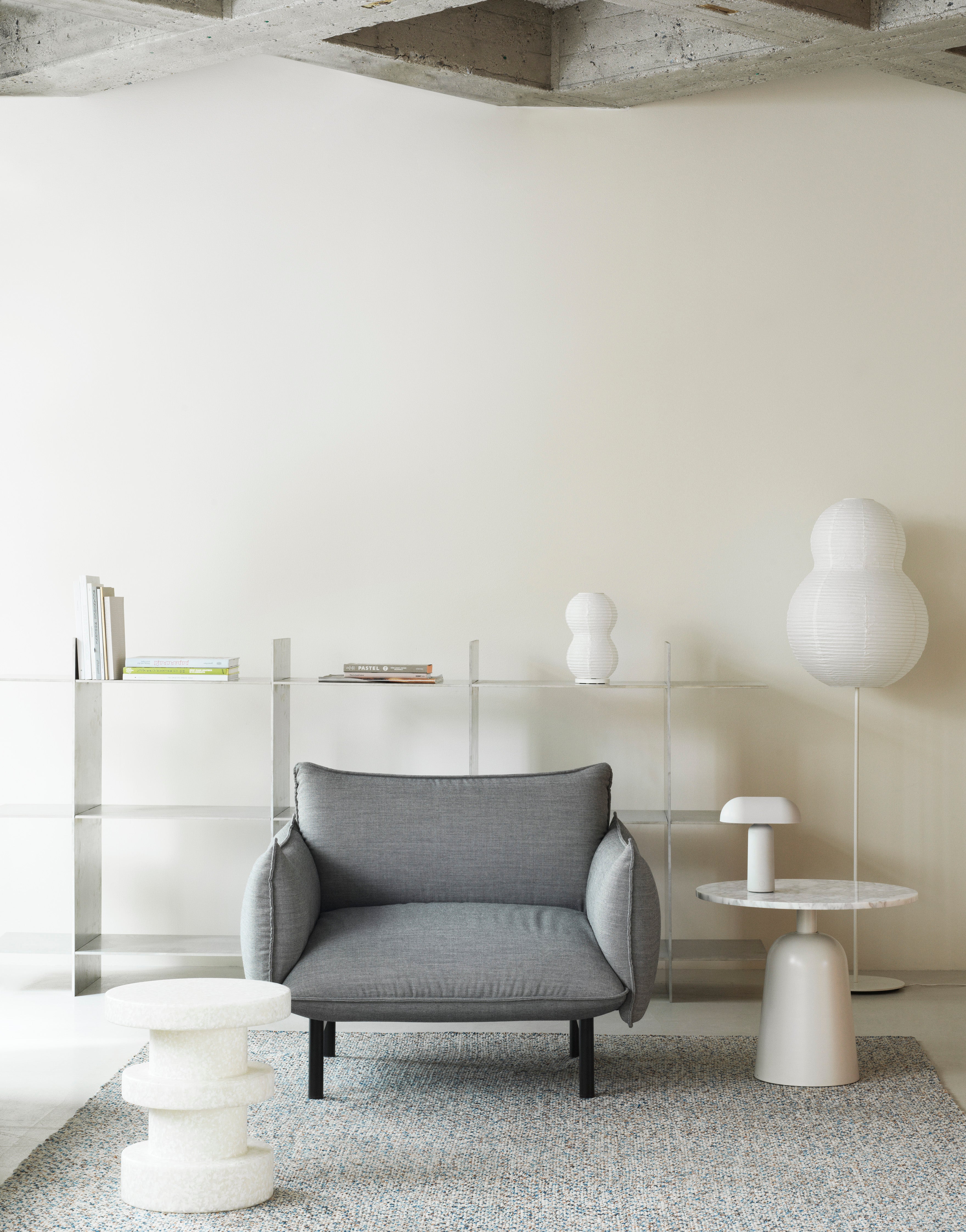 PUFF white table lamp