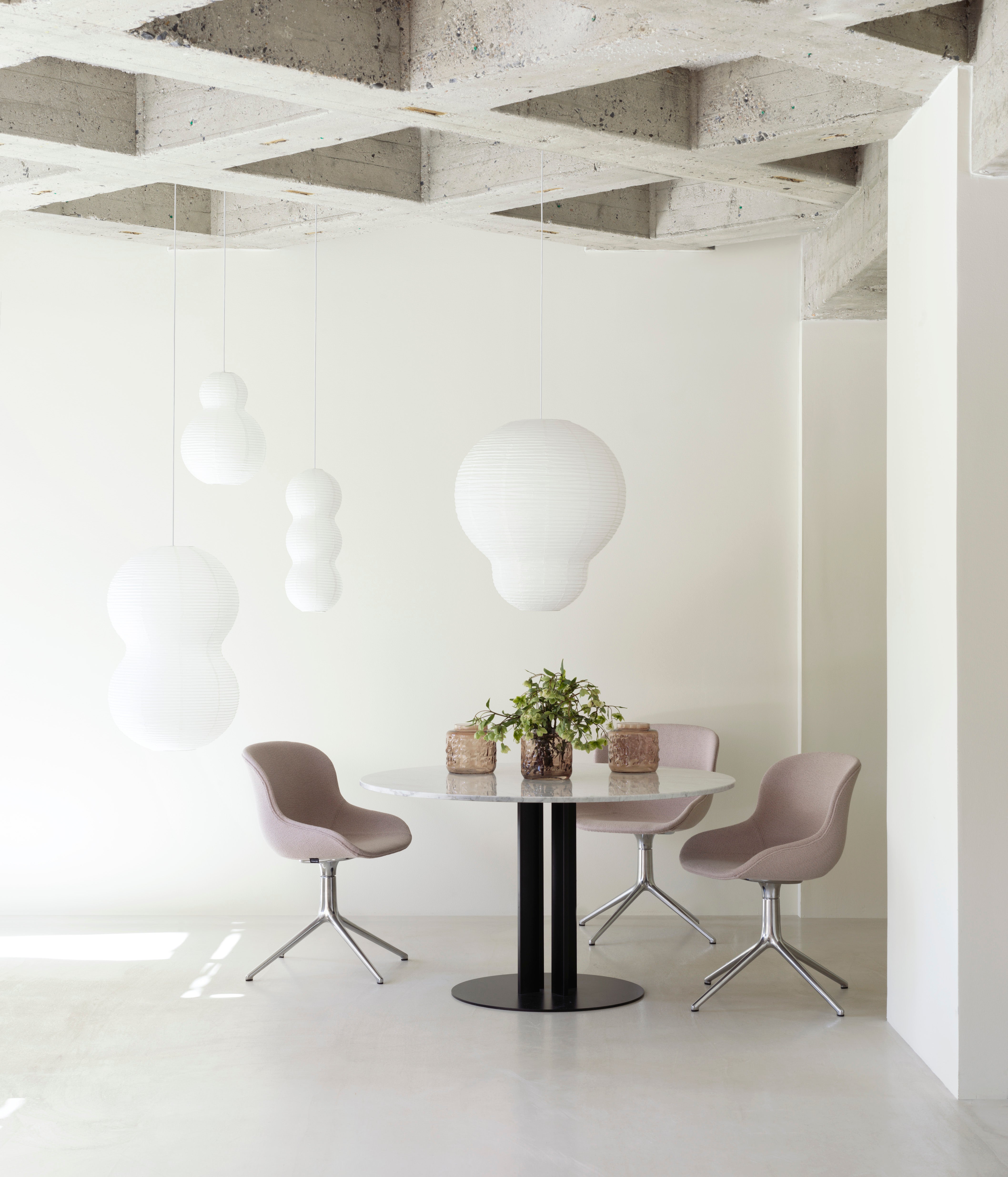 Abażur lampy wiszącej PUFF BUBBLE biały