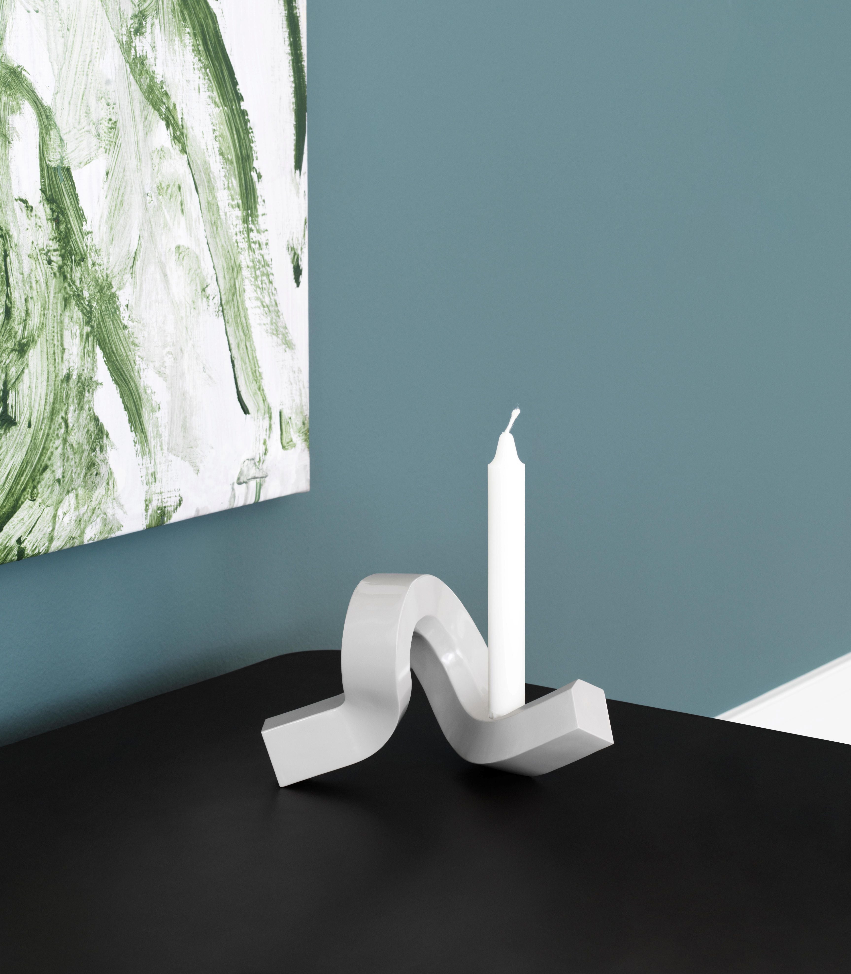 CROOKED ONE Candle Holder Warm Gray