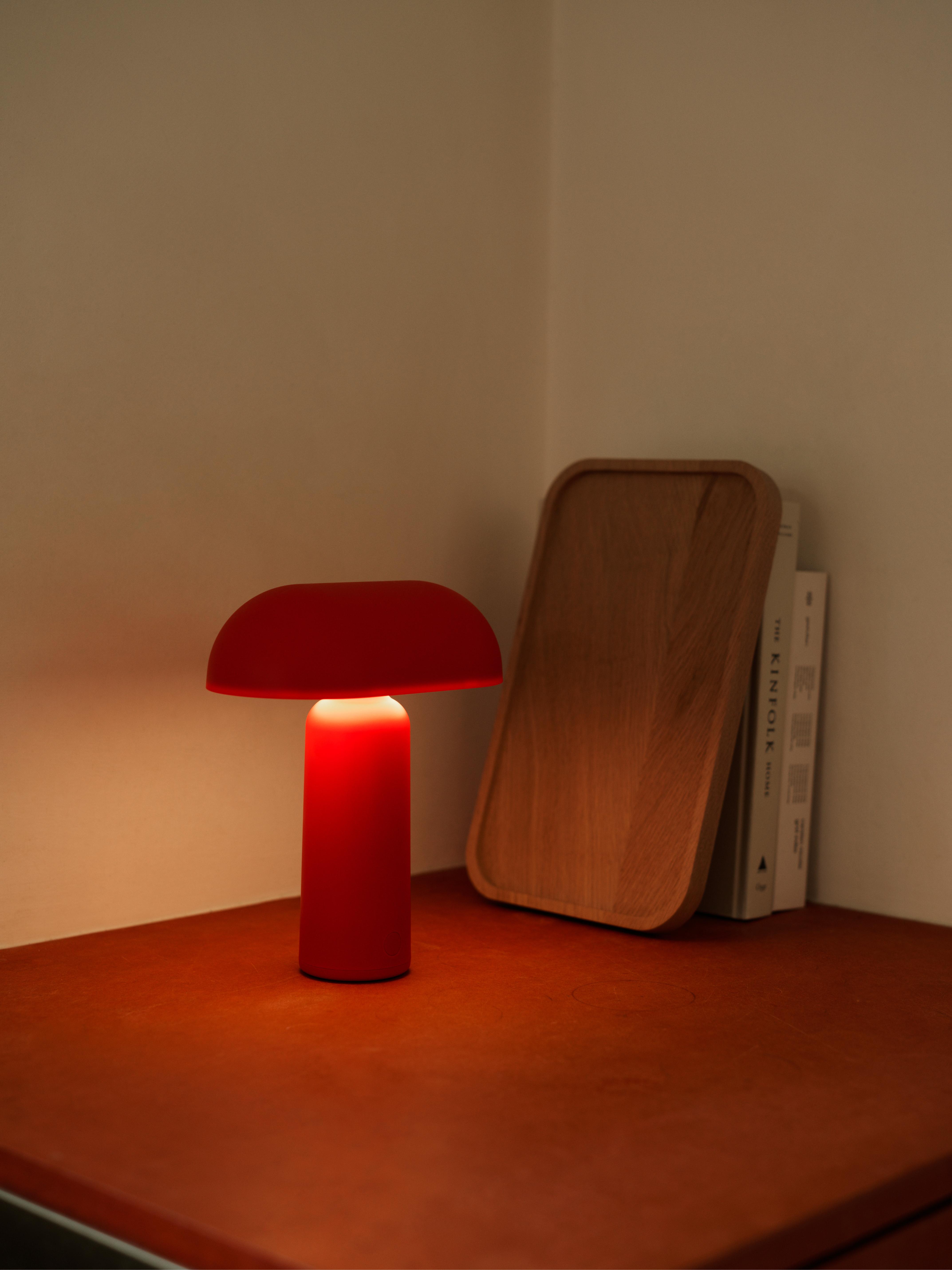 Lampa przenośna PORTA czerwony