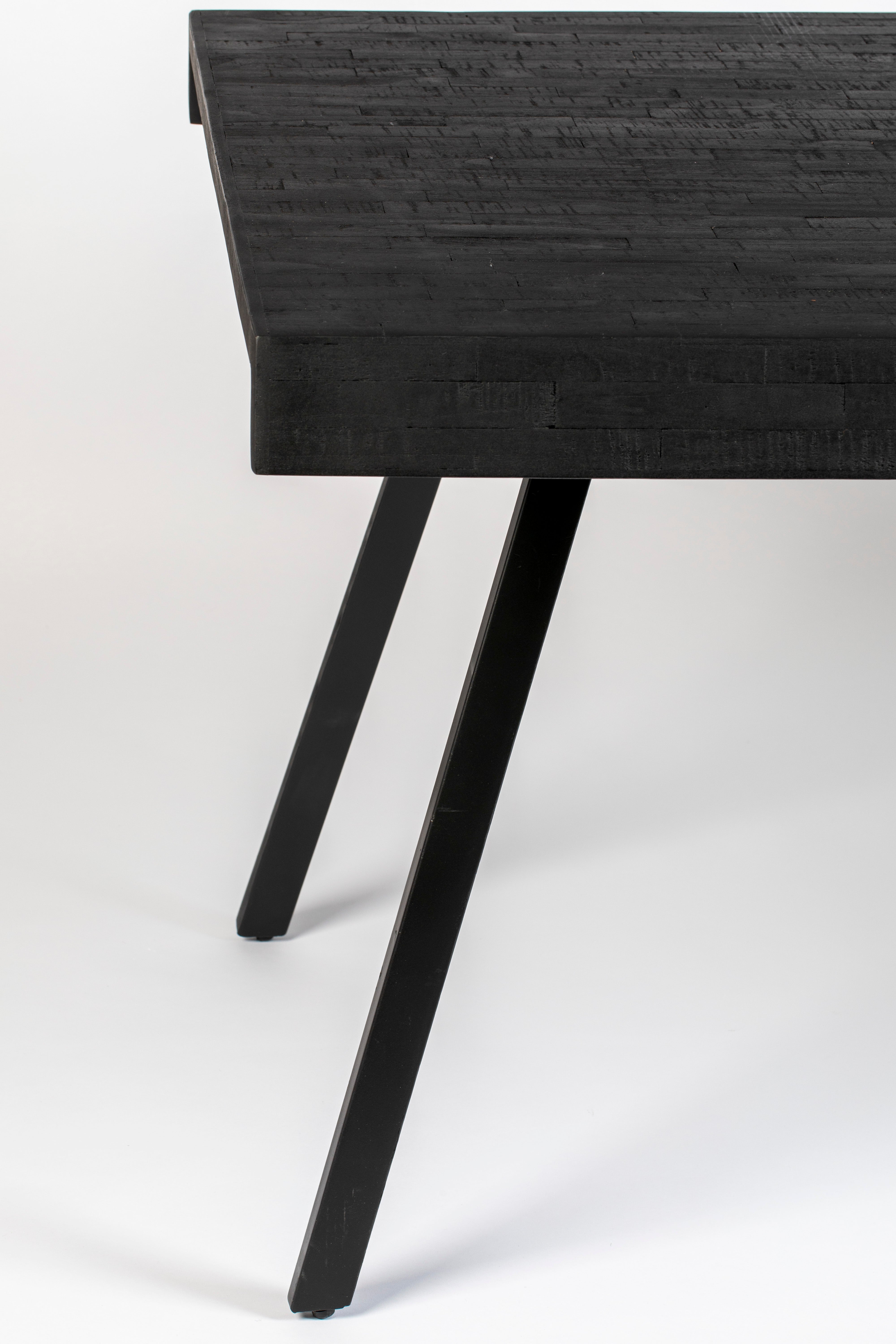 Suri Tisch schwarz lehren Holz