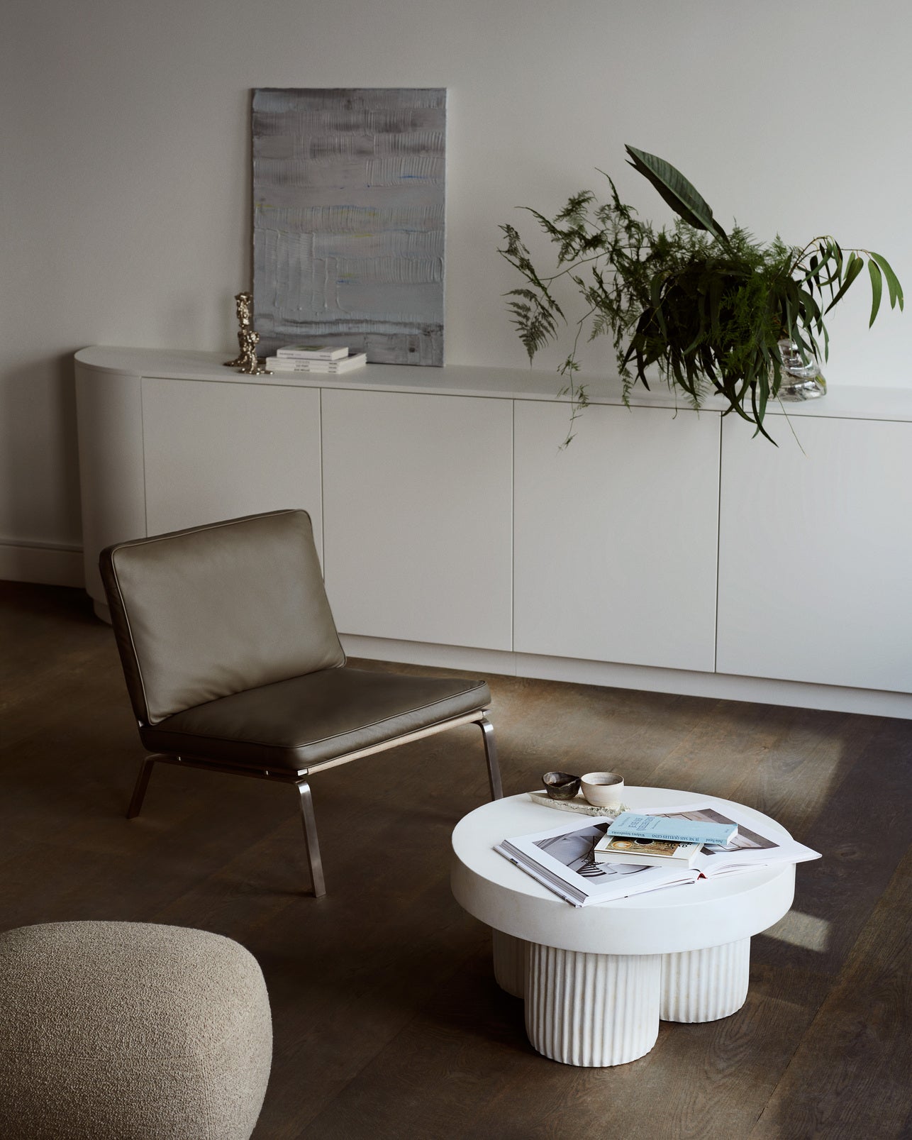 GEAR Coffee Table Brown Concrete